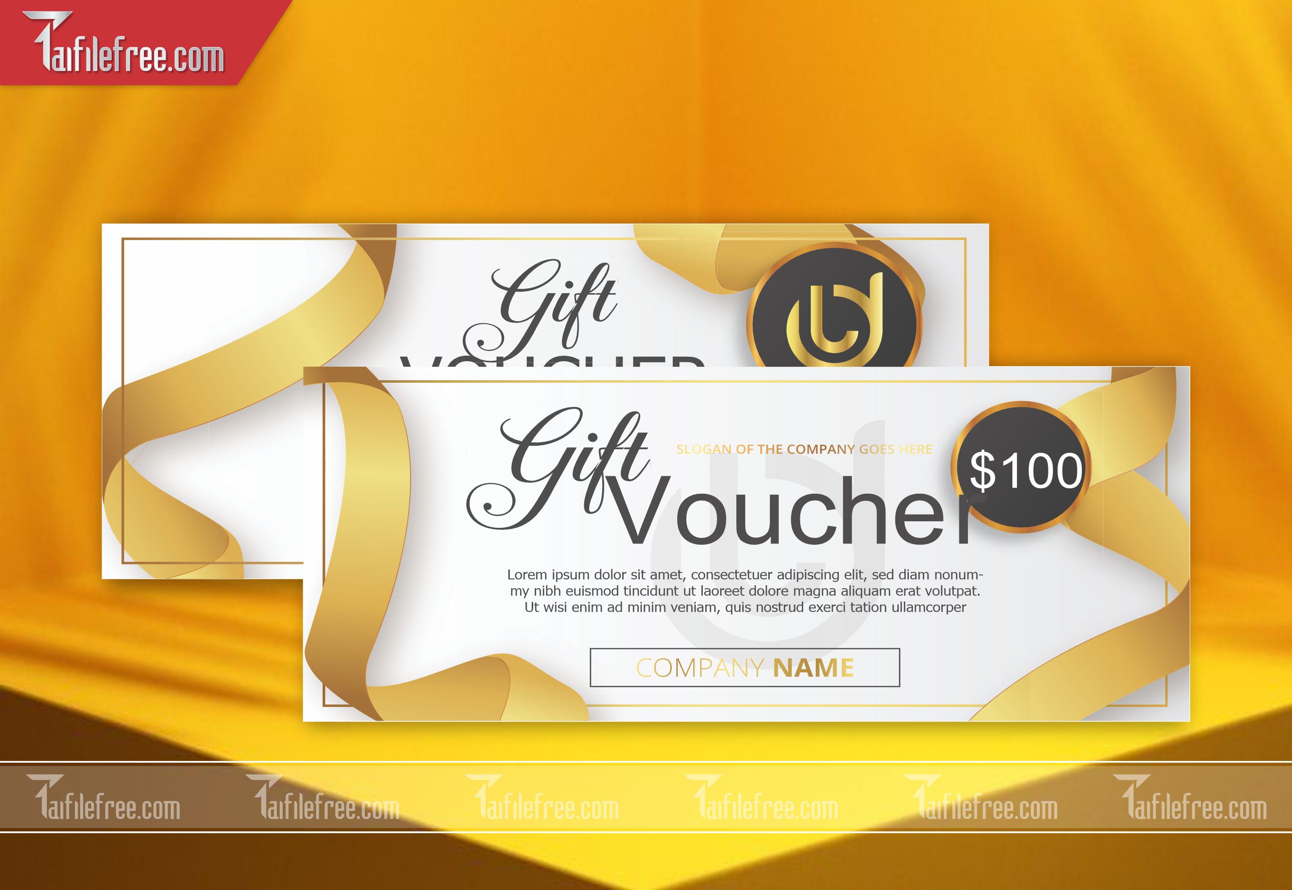 Mẫu Gift Voucher - Quà tặng, Thẻ Giảm Giá, Voucher TGG09