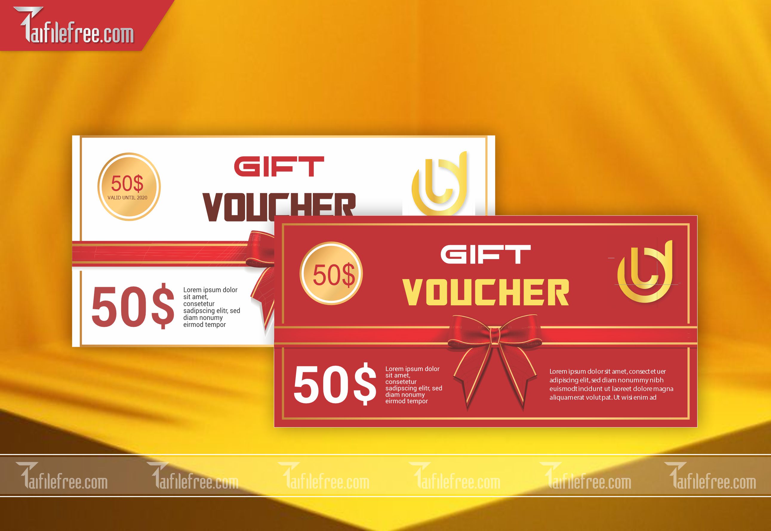 Mẫu Gift Voucher - Quà tặng, Thẻ Giảm Giá TGG12