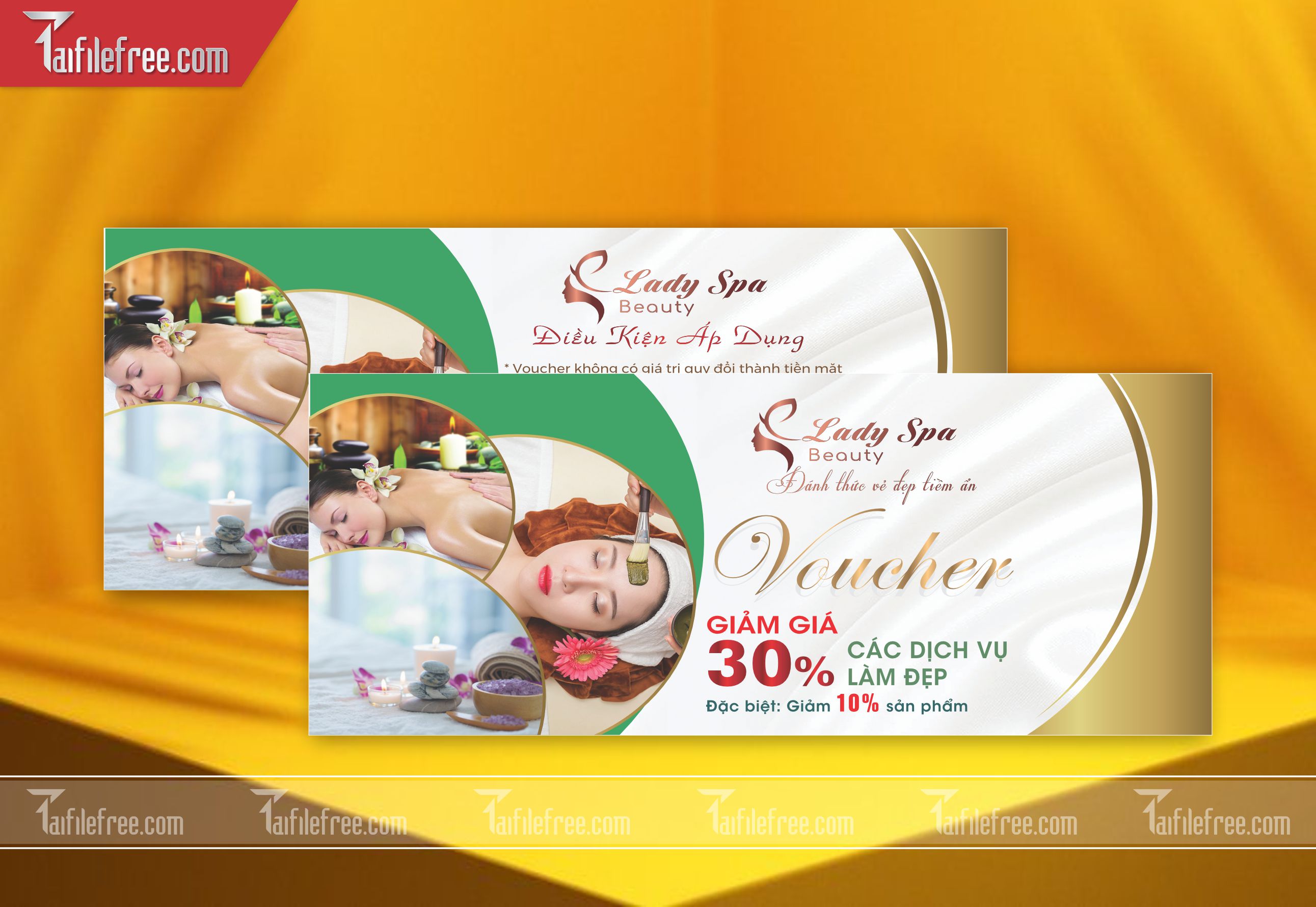 Mẫu Gift Voucher - Quà tặng, Thẻ Giảm Giá TGG25
