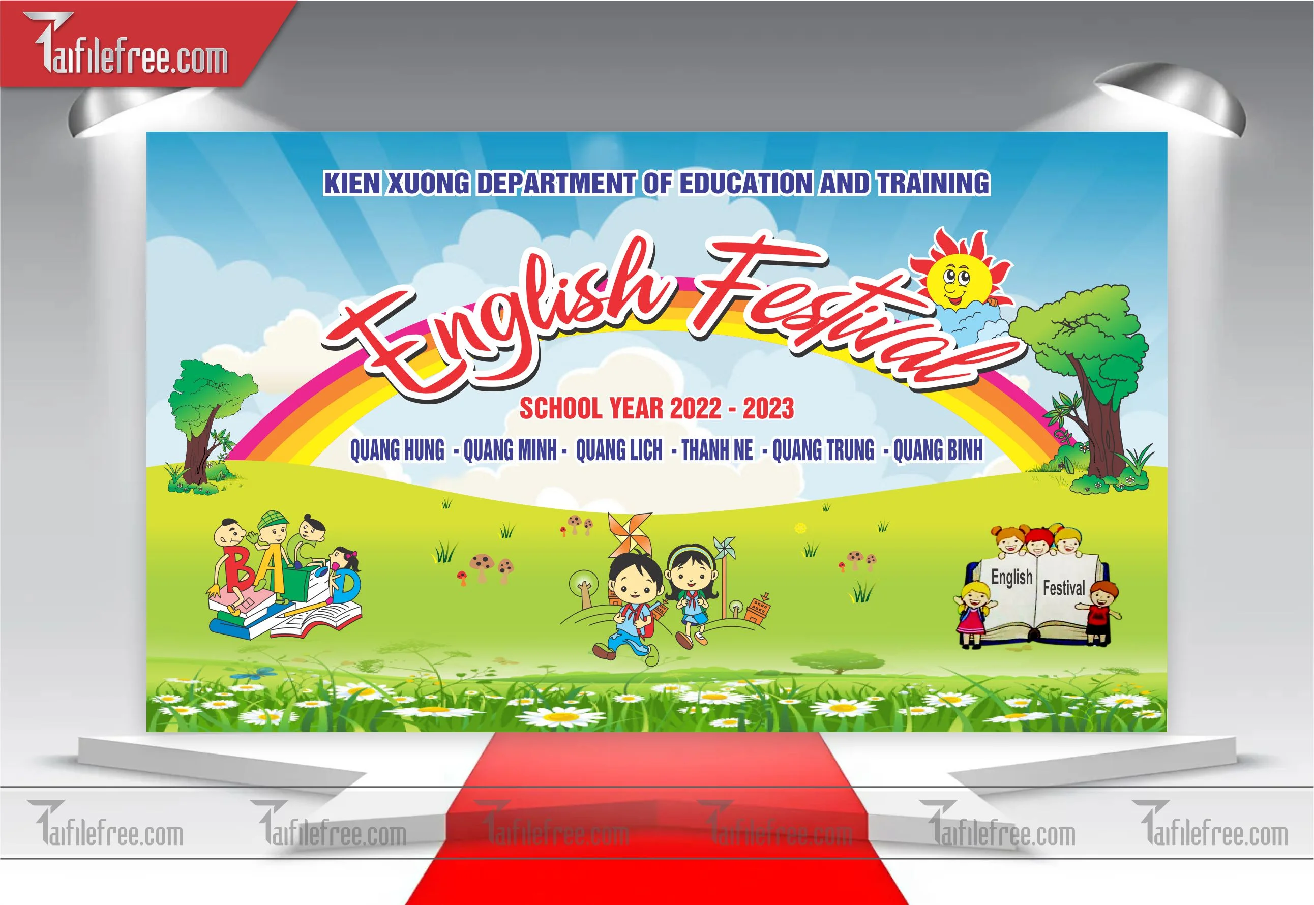 Background Phông Nền Tiểu Học TH02