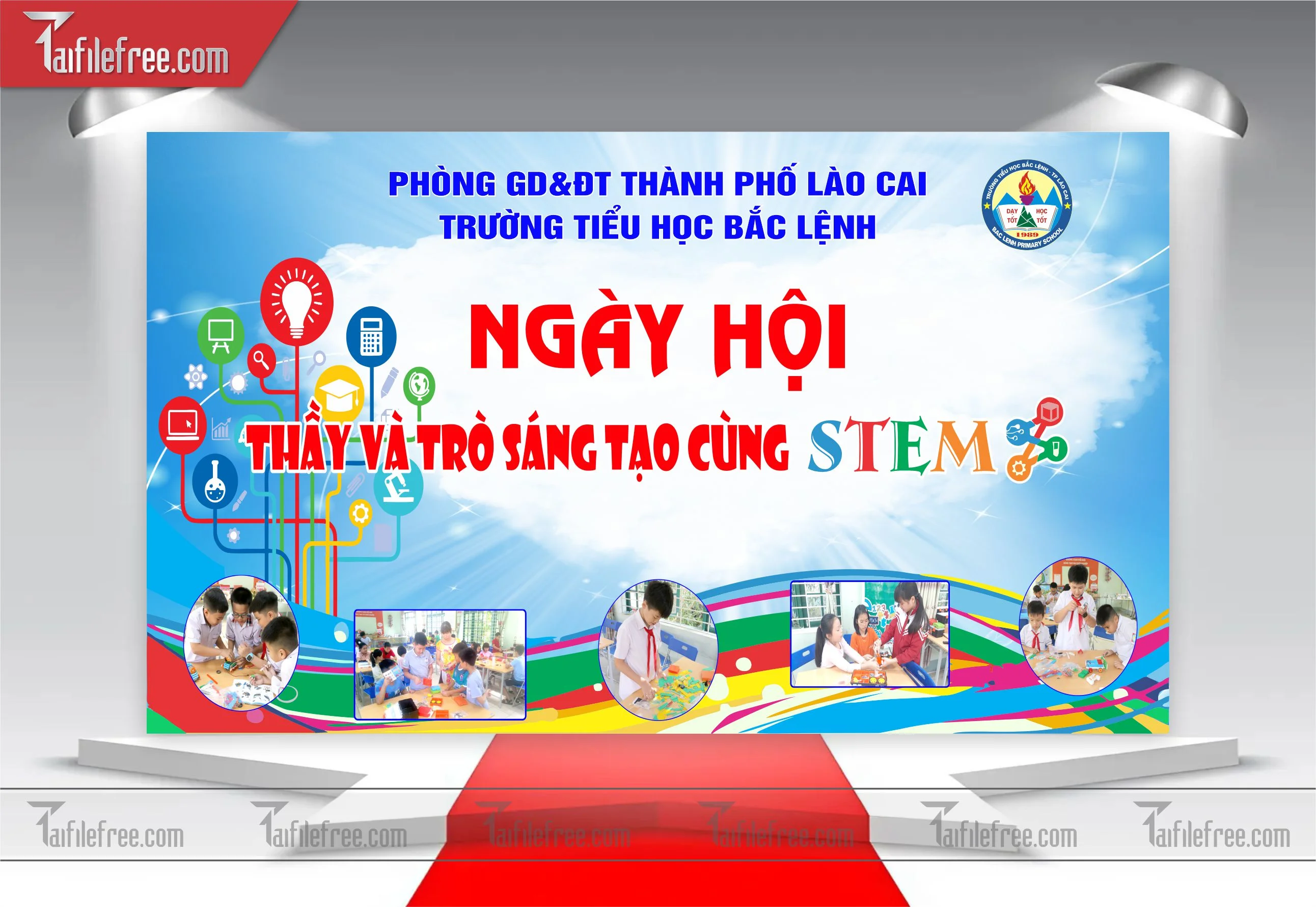 Background Phông Nền Tiểu Học TH04