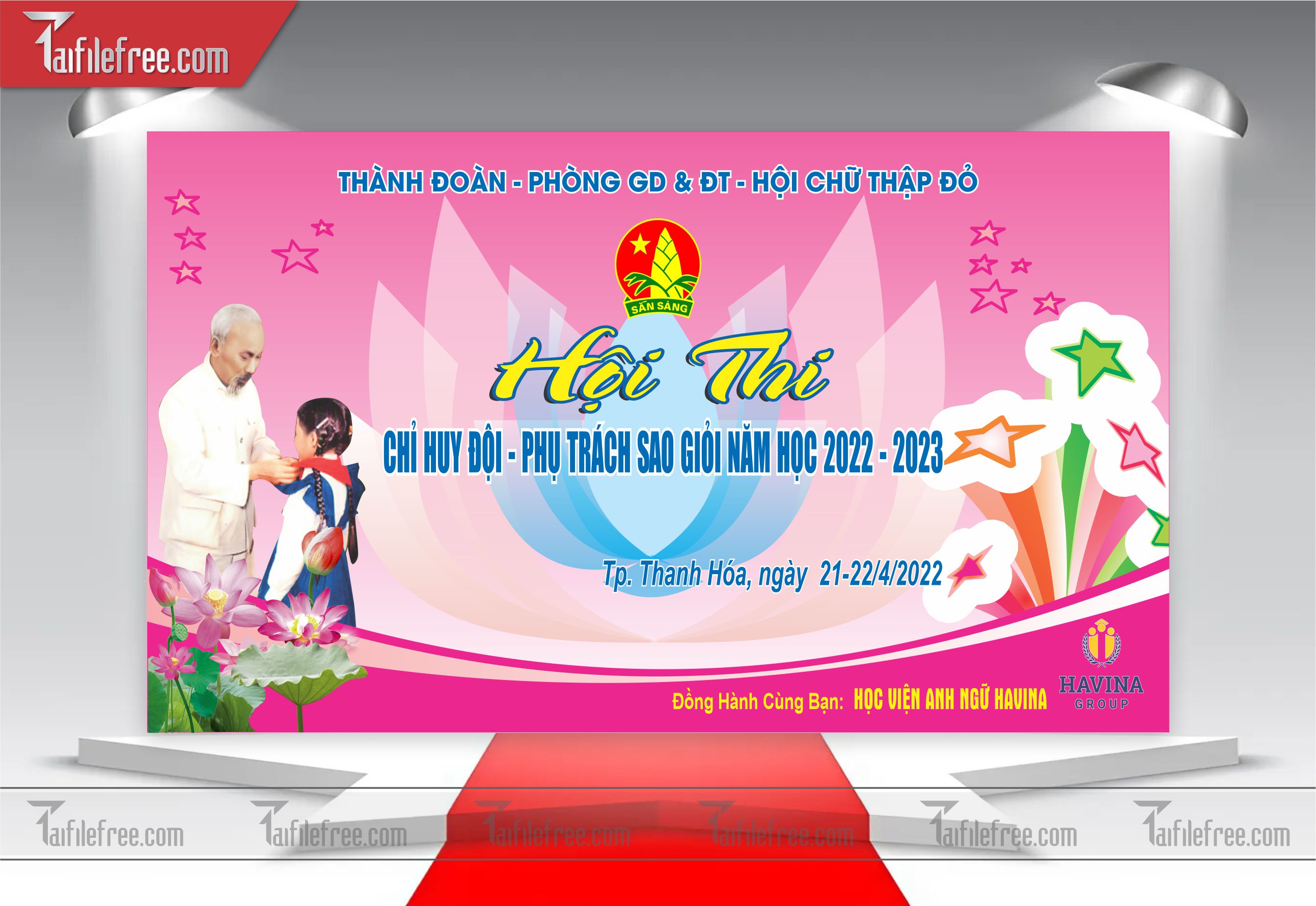 Background Phông Nền Tiểu Học TH14