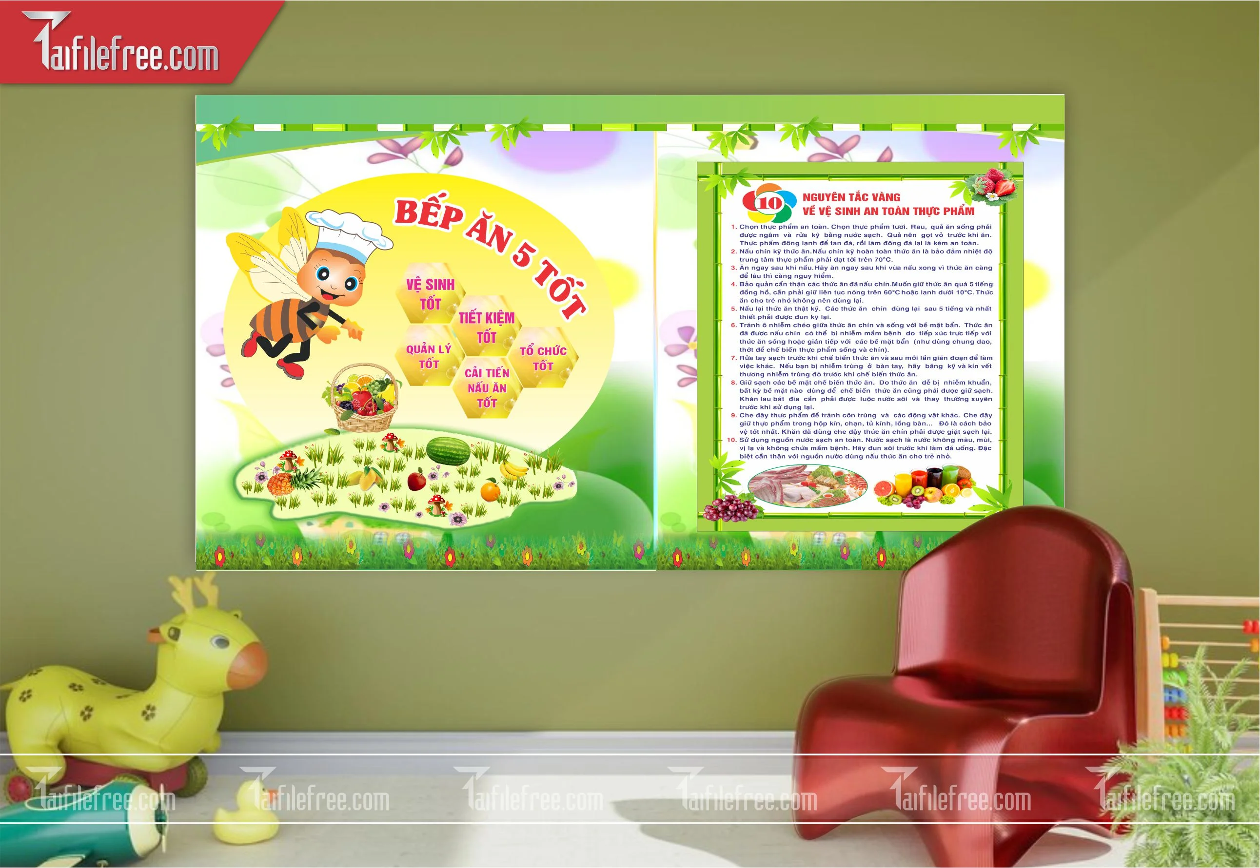 Bảng Bếp Ăn 5 Tốt TH21