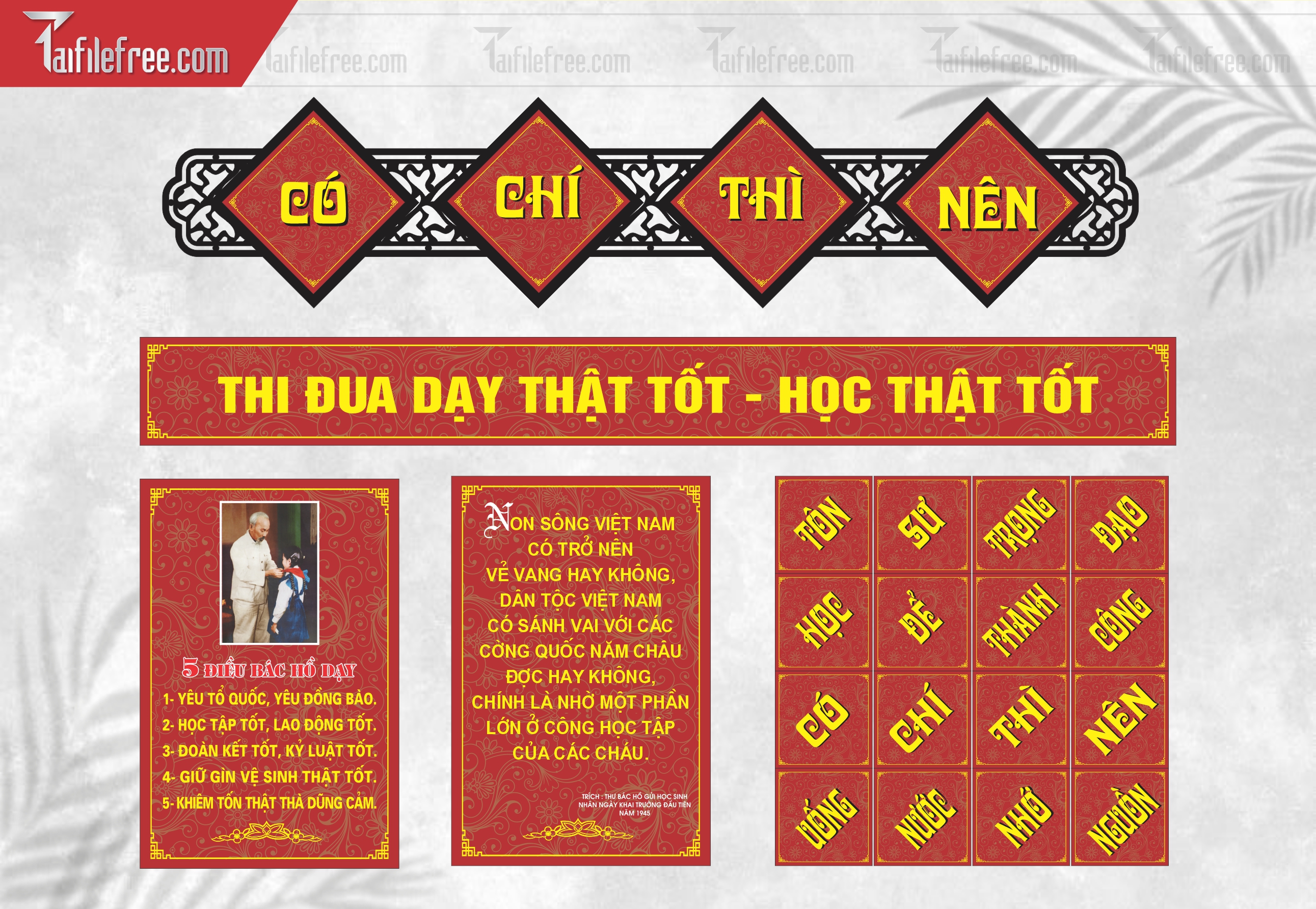 Maket Trang Trí Phòng Học, Trường Học_TH33