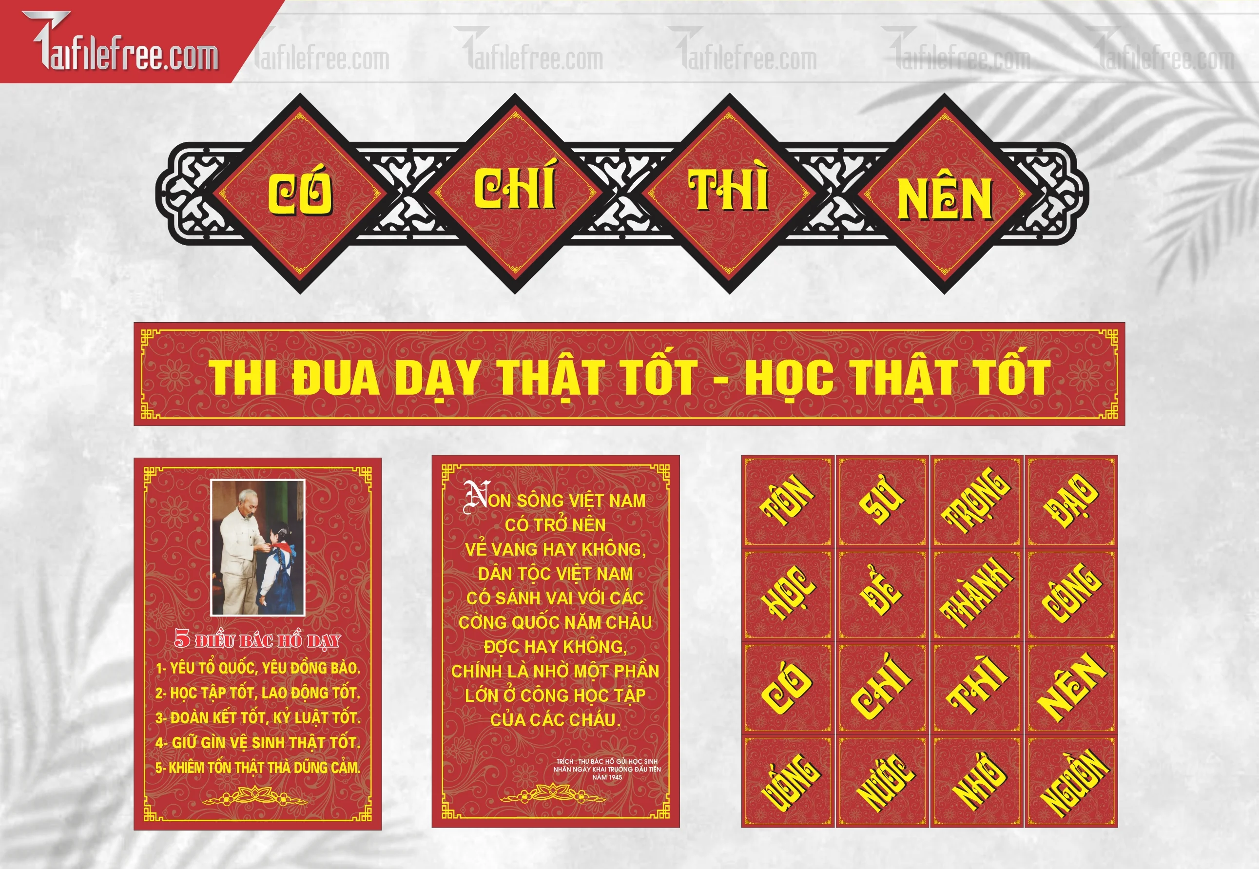 Maket Trang Trí Phòng Học, Trường Học_TH33