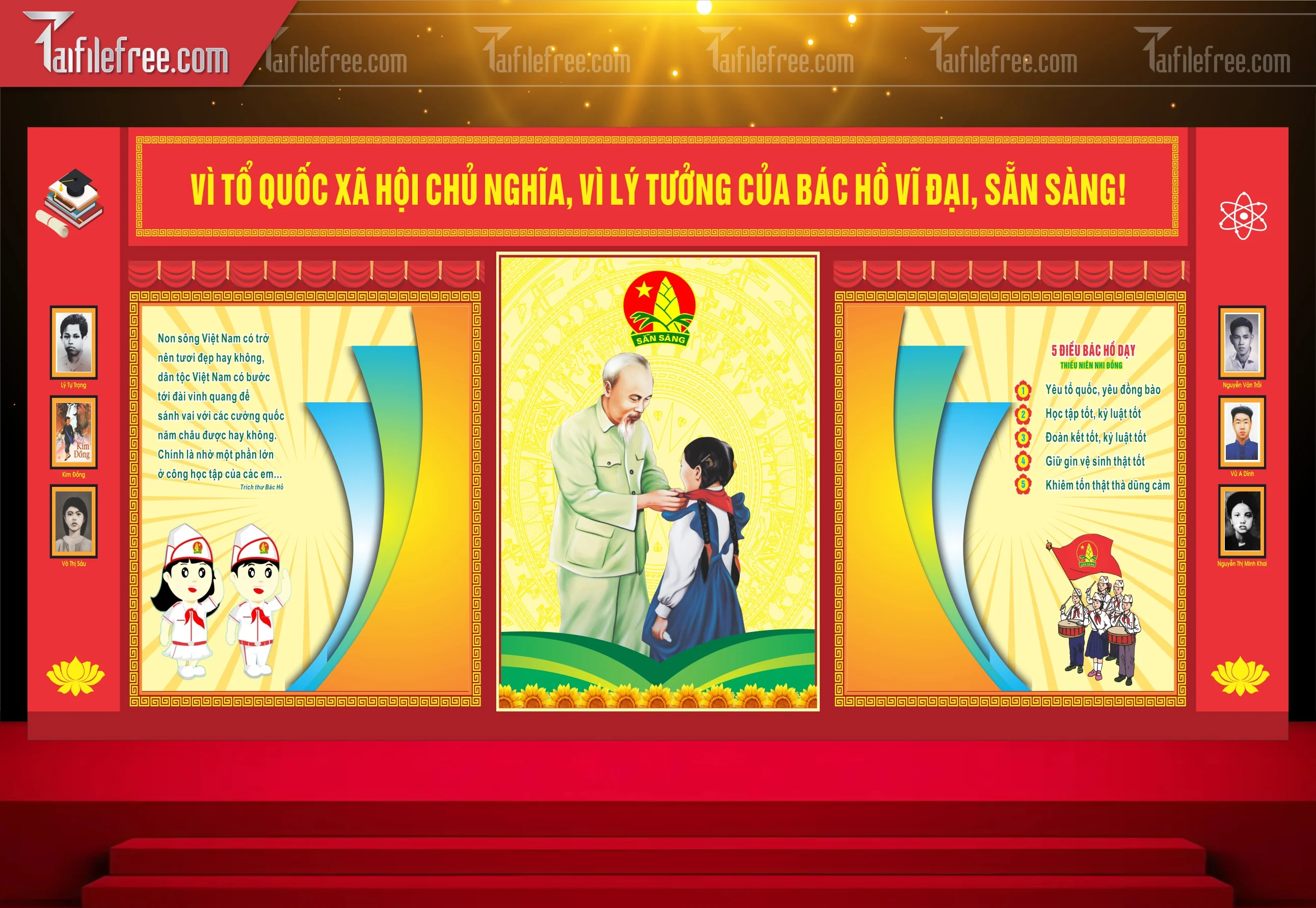 Maket Trang Trí Phòng Học, Trường Học_TH34