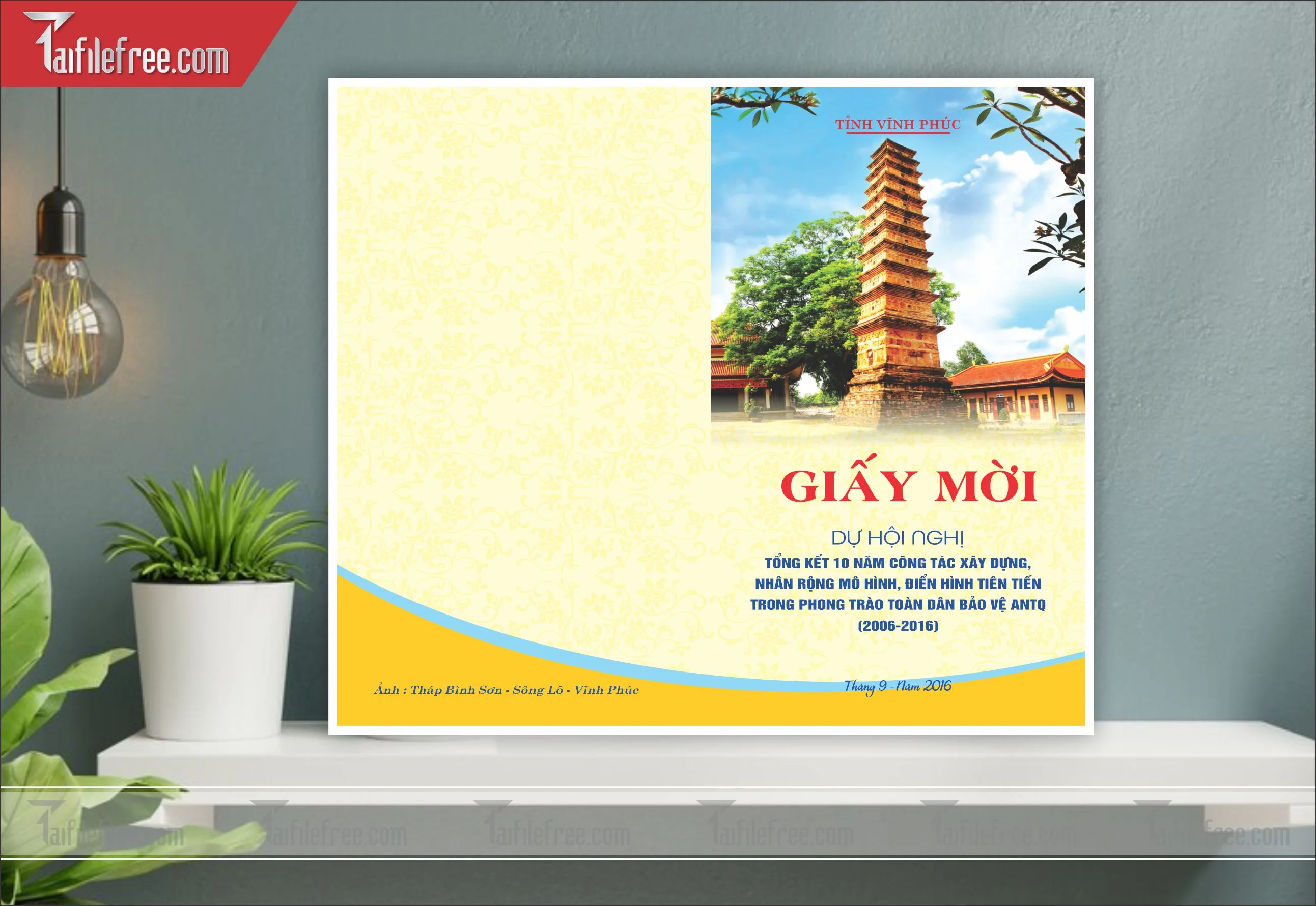 File Thiết Kế Thư Mời Họp Khối Cơ Quan, Nhà Nước_TM14