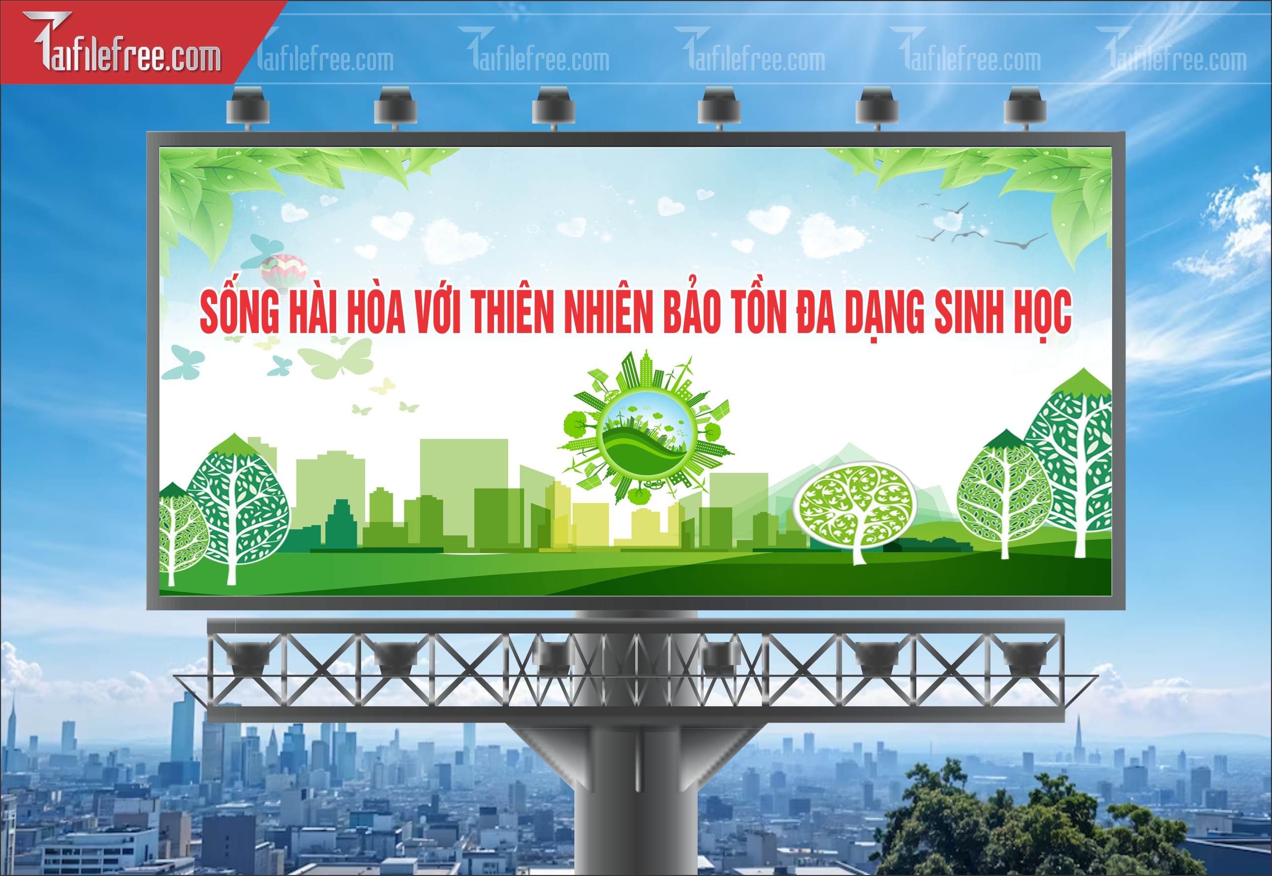 Banner  Bảo Vệ Môi Trường Xanh Sạch Đẹp TMT03
