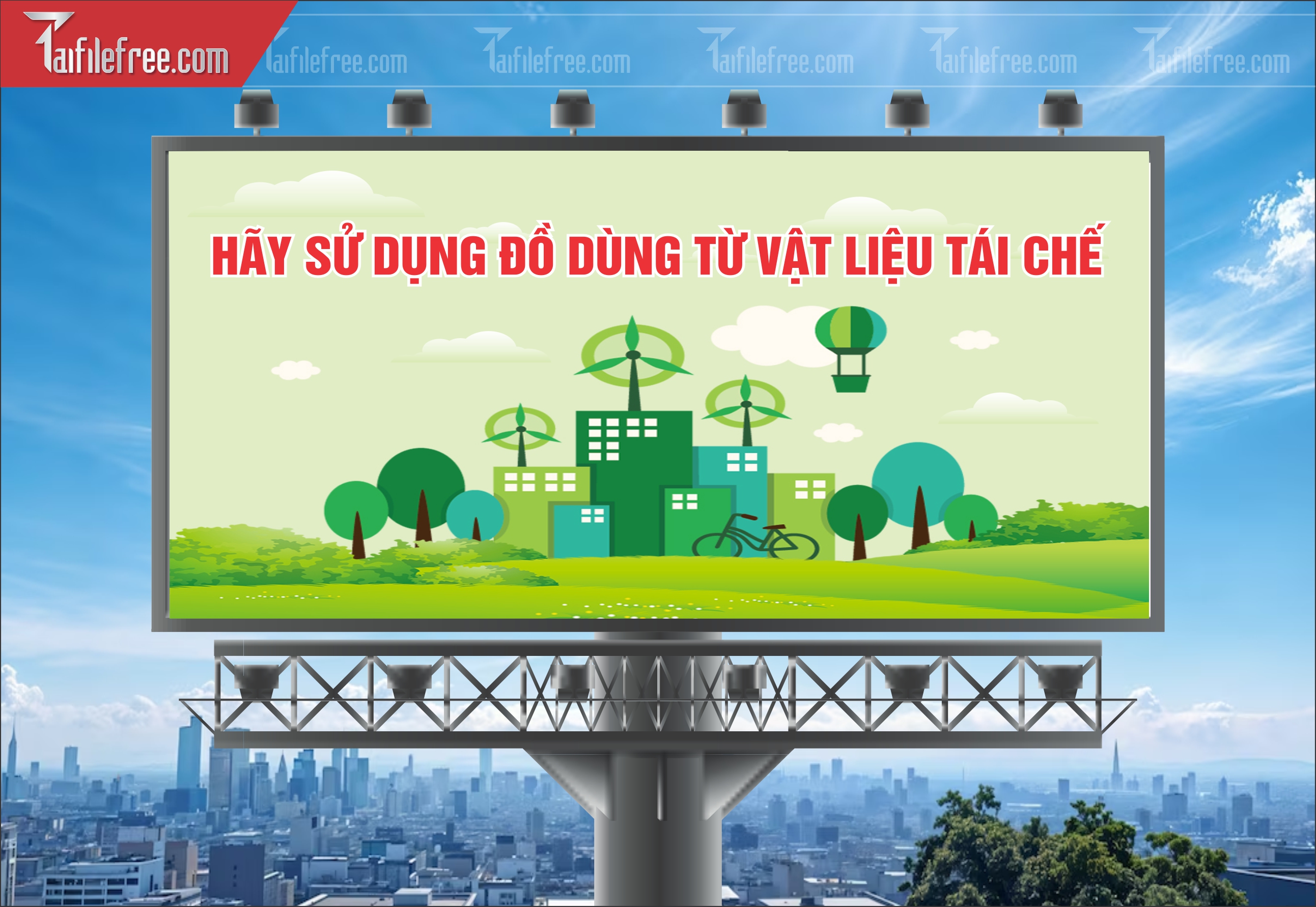Banner  Bảo Vệ Môi Trường Xanh Sạch Đẹp TMT05
