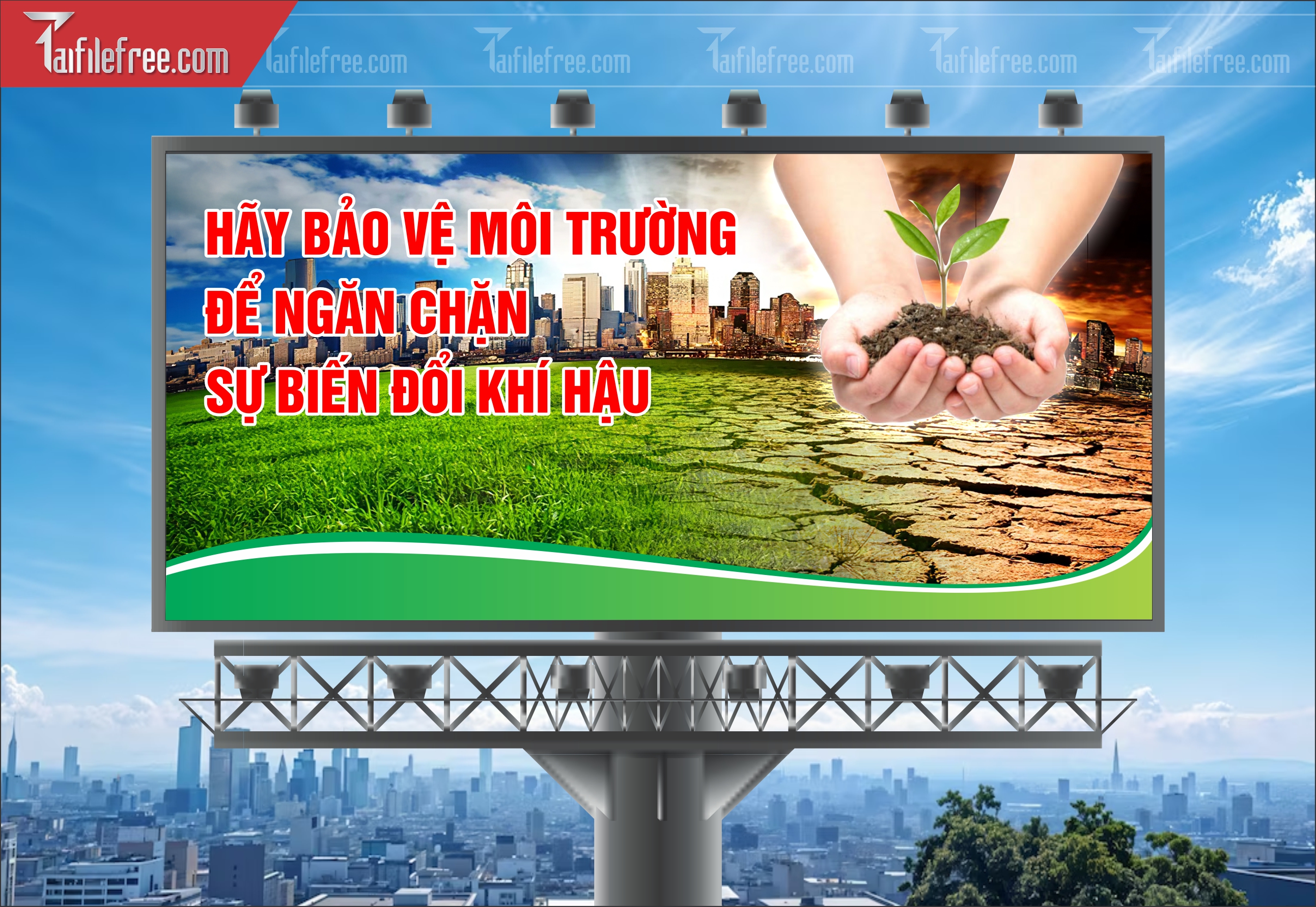 Banner  Bảo Vệ Môi Trường Xanh Sạch Đẹp TMT14