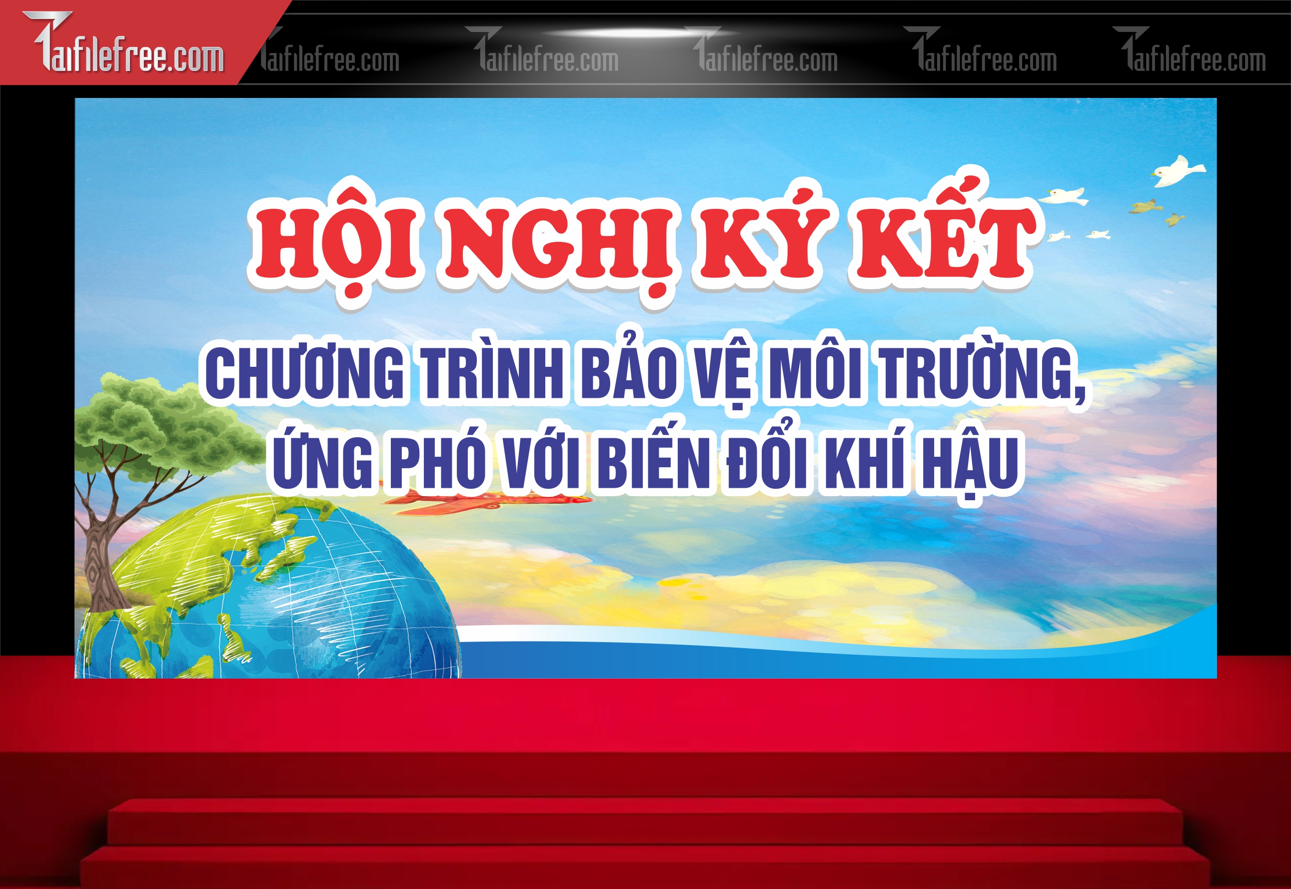 Maket Bảo Vệ Môi Trường Xanh Sạch Đẹp TMT15