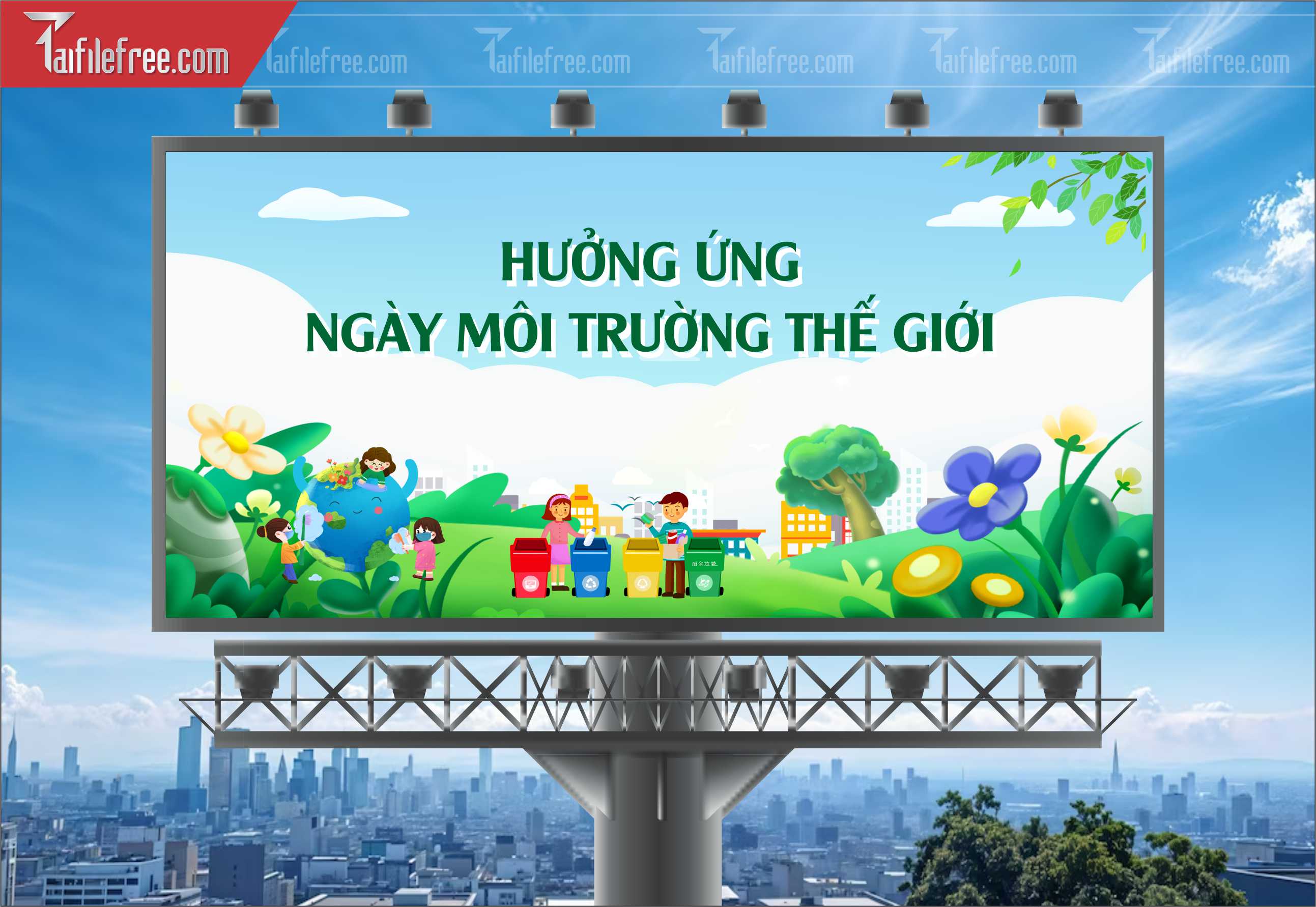 Banner  Bảo Vệ Môi Trường Xanh Sạch Đẹp TMT30