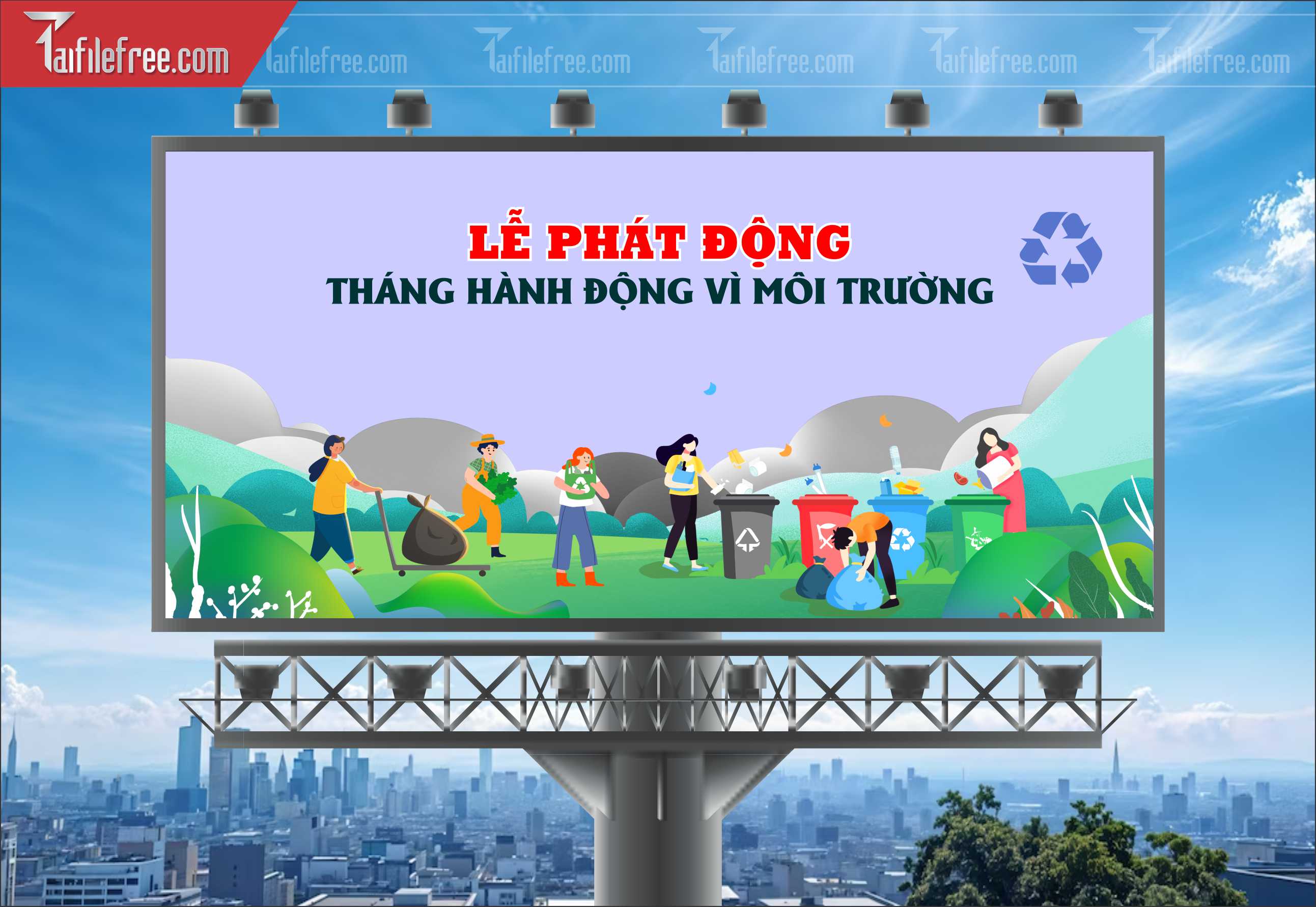 Banner  Bảo Vệ Môi Trường Xanh Sạch Đẹp TMT31