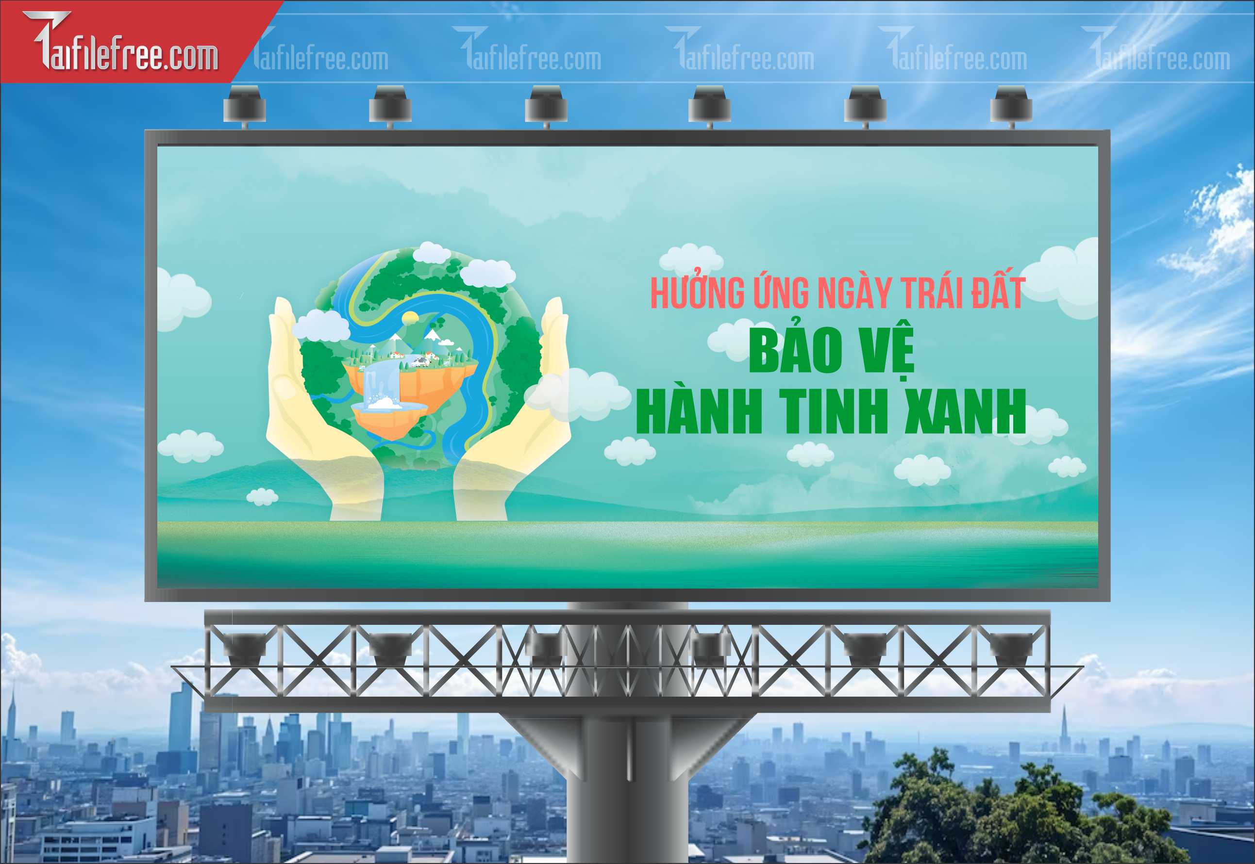 Banner  Bảo Vệ Môi Trường Xanh Sạch Đẹp TMT33