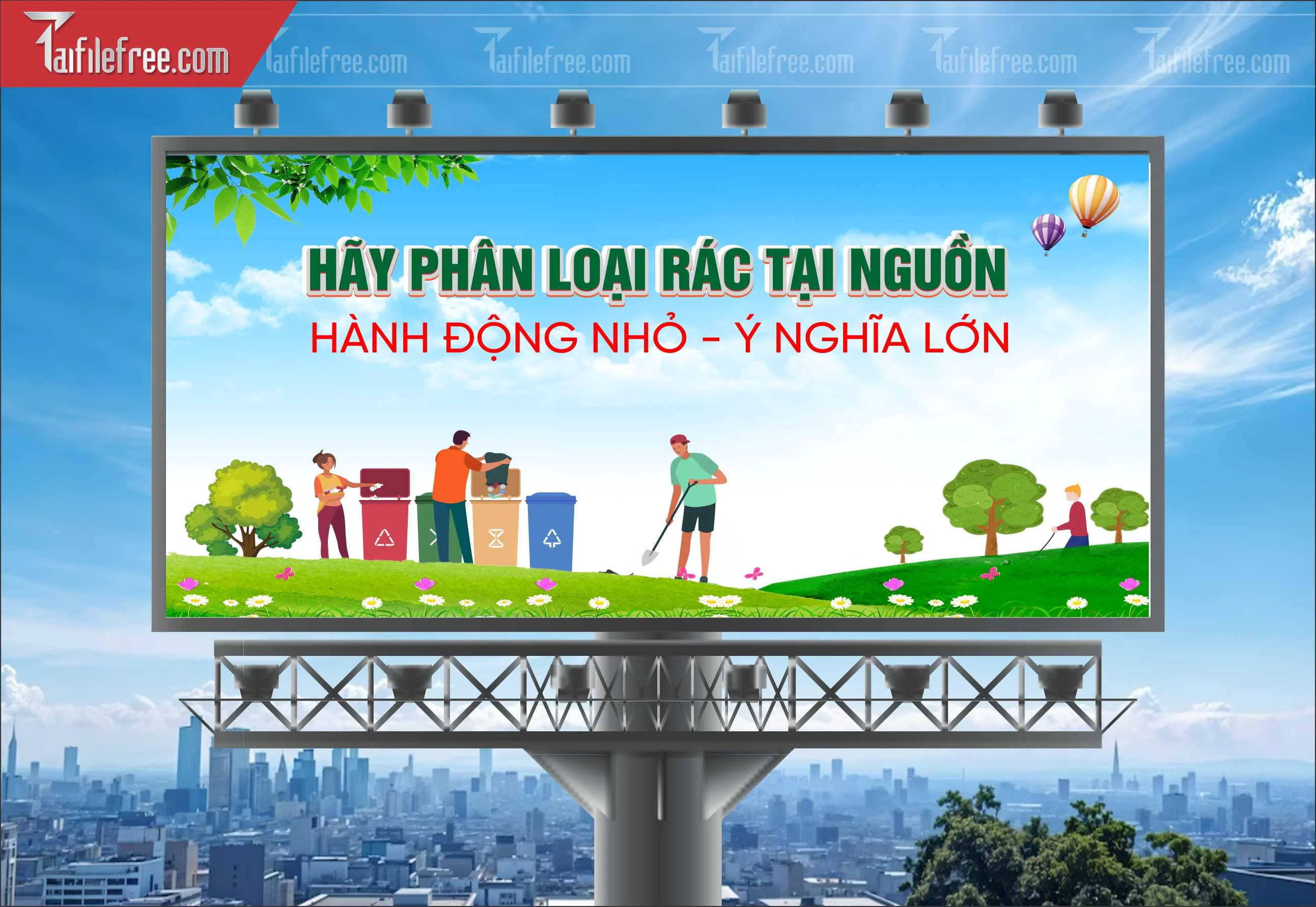Banner  Bảo Vệ Môi Trường Xanh Sạch Đẹp TMT34