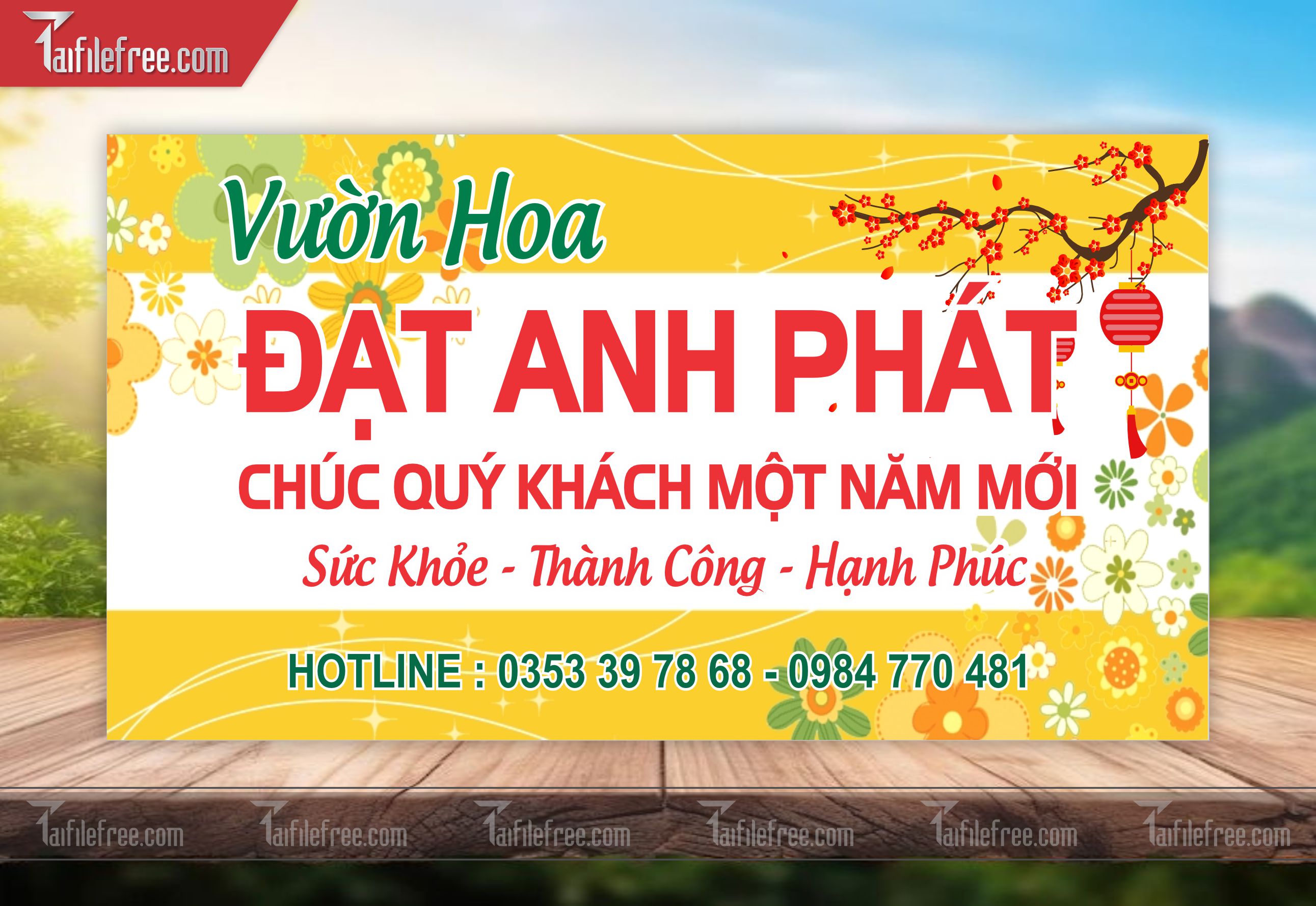 Mẫu Thiết Kế Tem Nhãn Sản Phẩm, Tem Nhà Vườn, Shop Hoa TN22