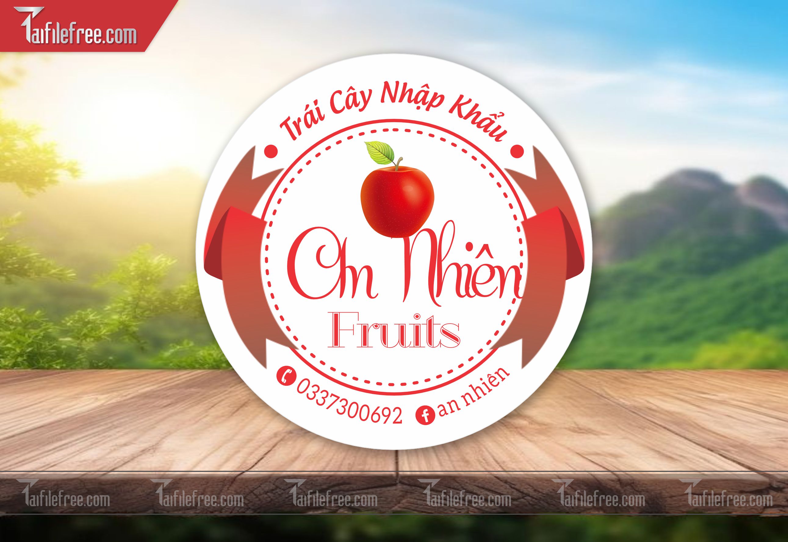 Mẫu Thiết Kế Tem Nhãn Sản Phẩm, Tem Trái Cây Nhập Khẩu TN29