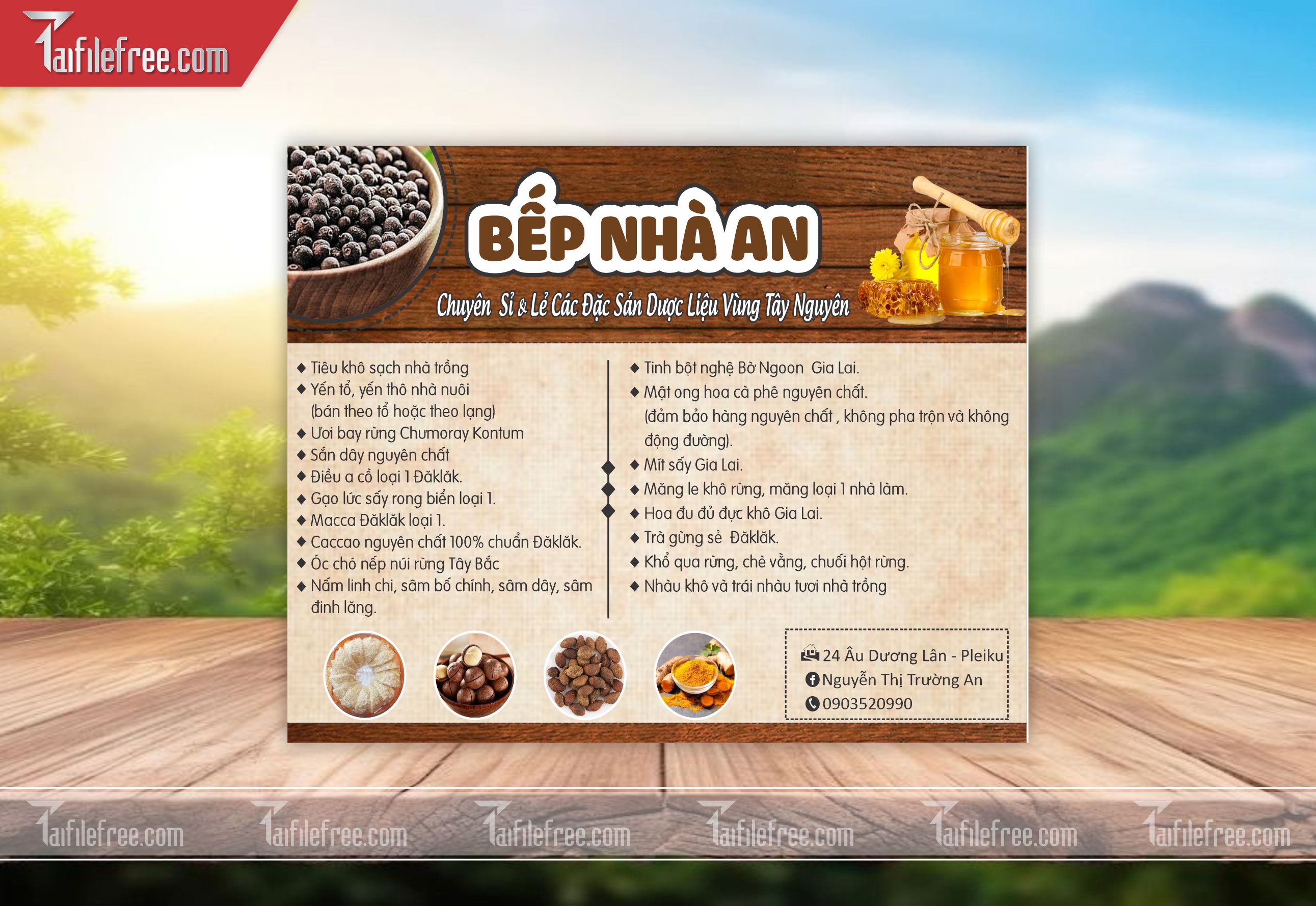 Mẫu Thiết Kế Tem Nhãn Sản Phẩm, Tem Bếp Nhà An Tinh Bột Nghệ TN32