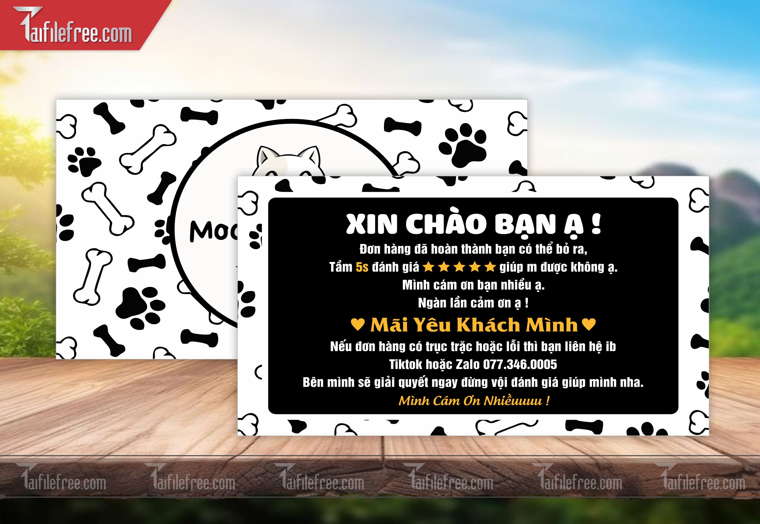 Mẫu Thiết Kế Tem Nhãn Sản Phẩm, Cảm Ơn Khách Hàng TN42