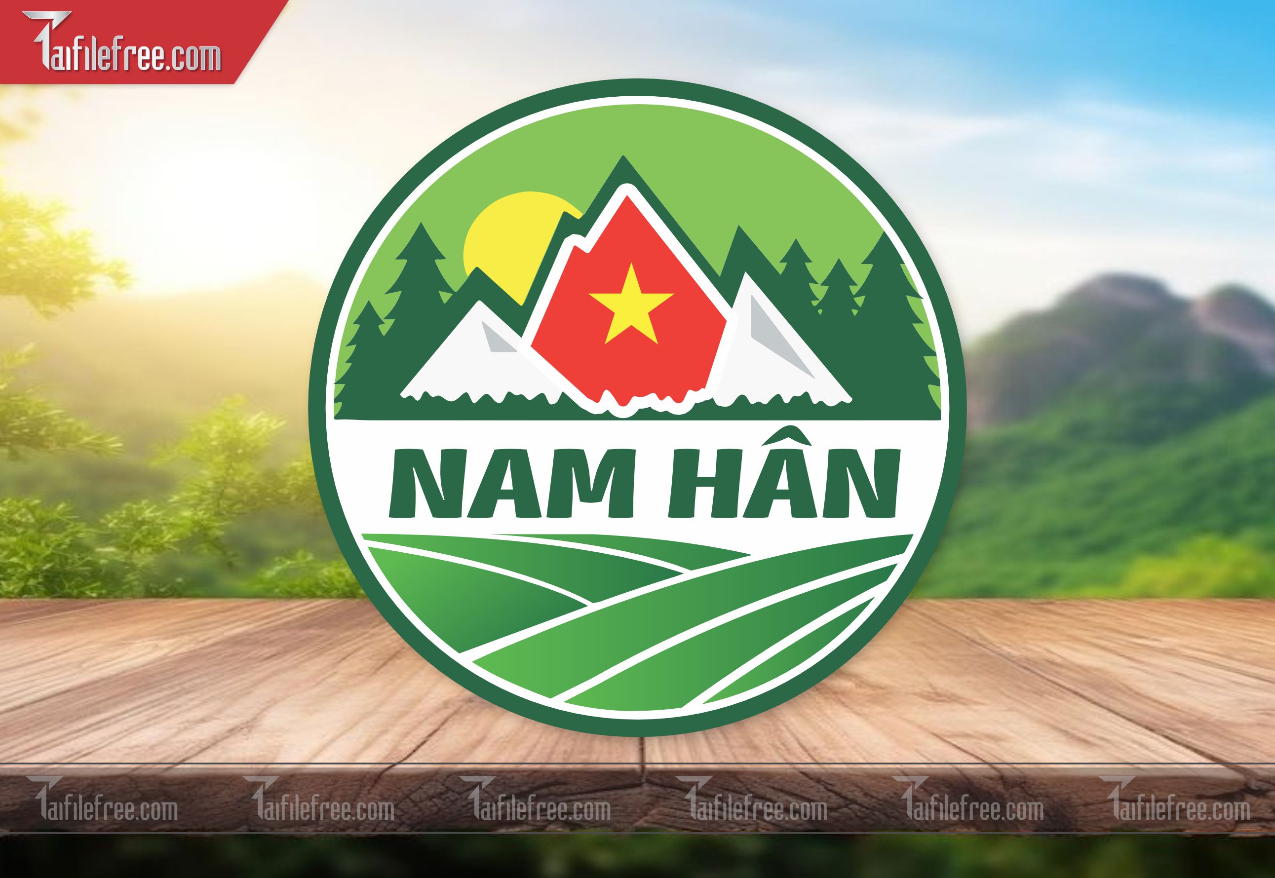 Mẫu Thiết Kế Tem Nhãn Logo TN51