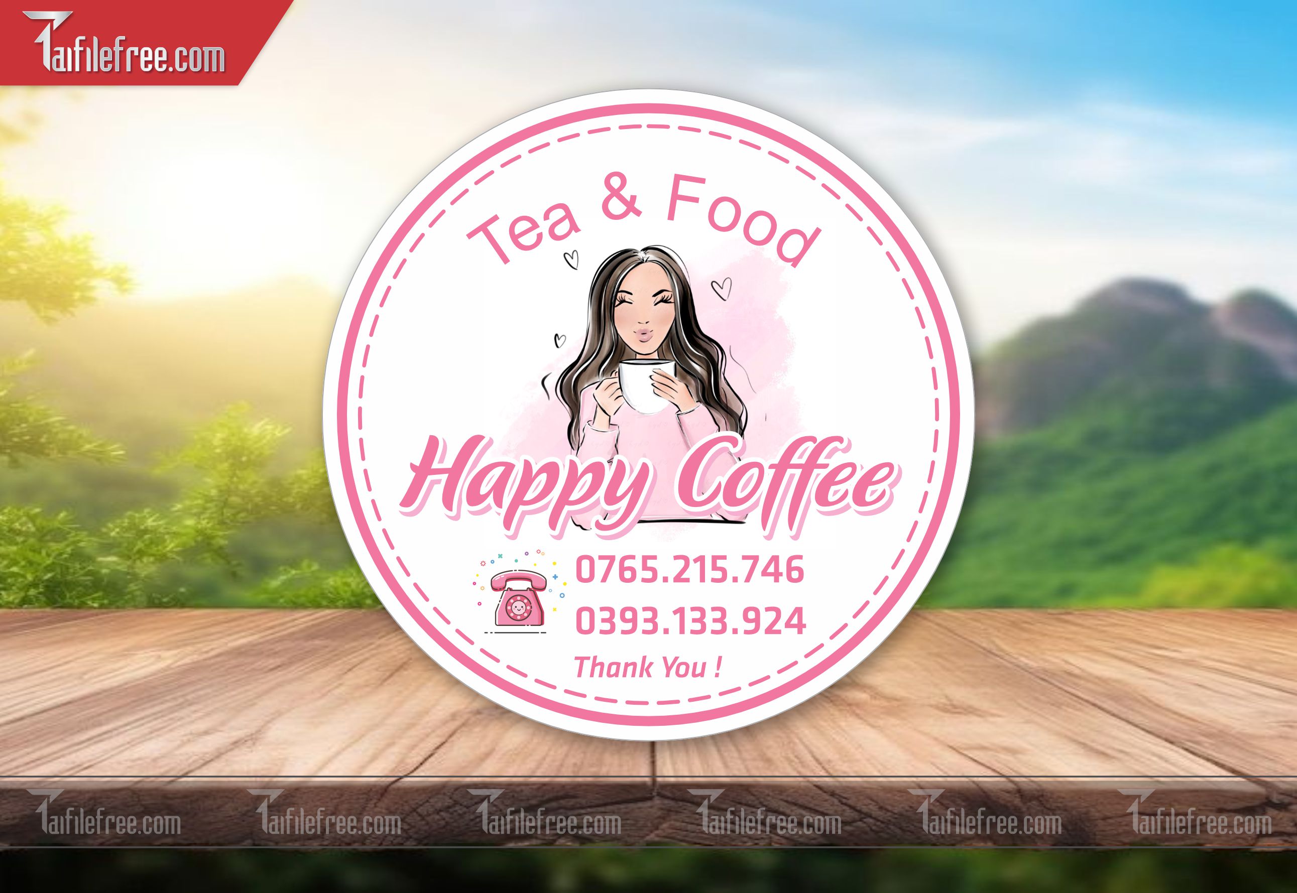 Mẫu Thiết Kế Tem Nhãn Tea & Food TN57