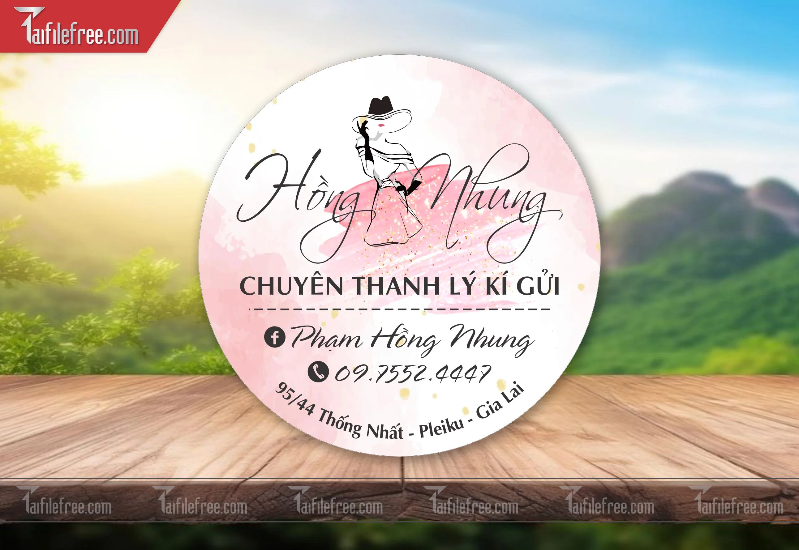 Mẫu Thiết Kế Tem Nhãn, Tem Thanh Lý Kí Gửi TN60