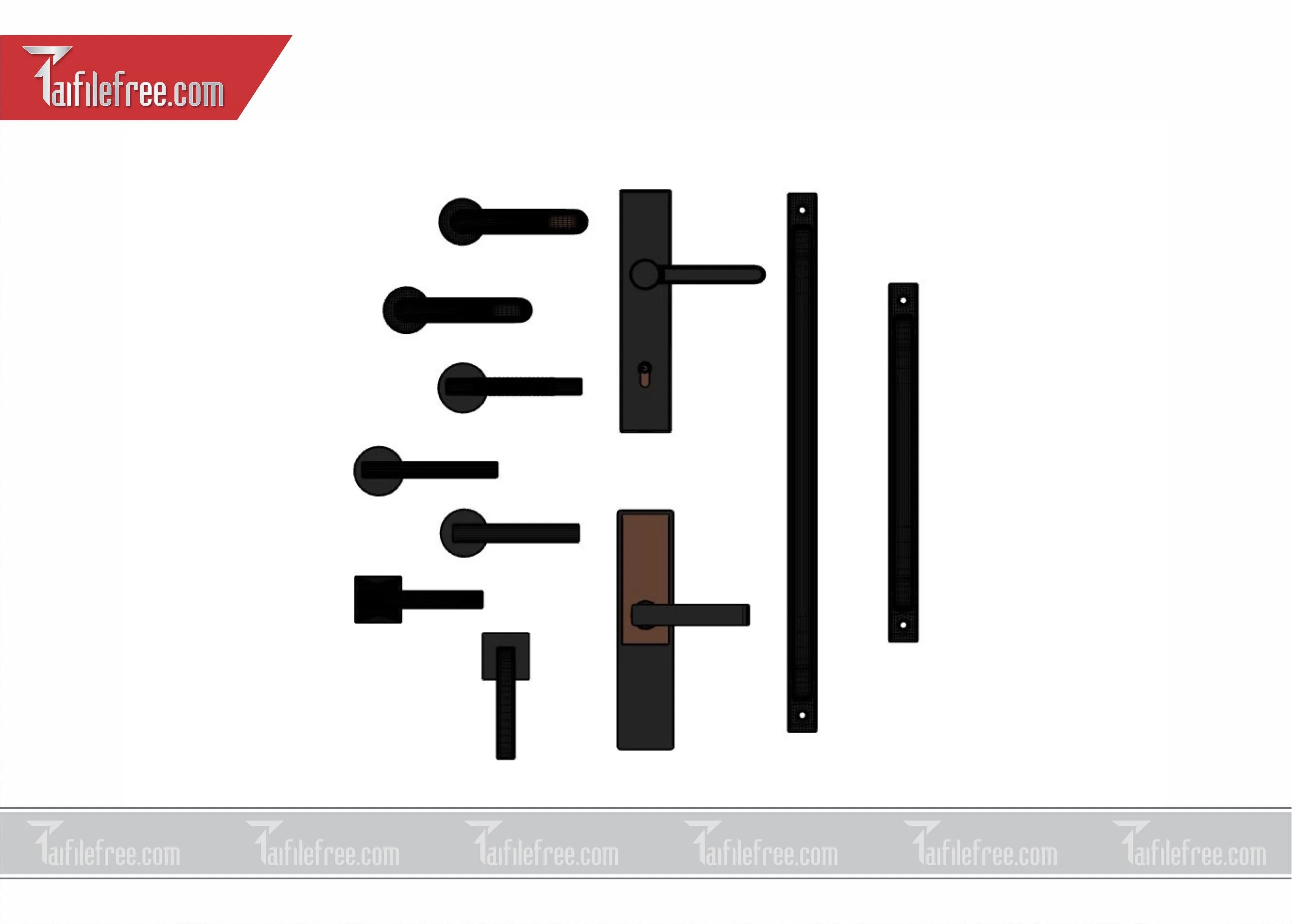 File 3D Sketchup Tay Nắm Cửa_NC06