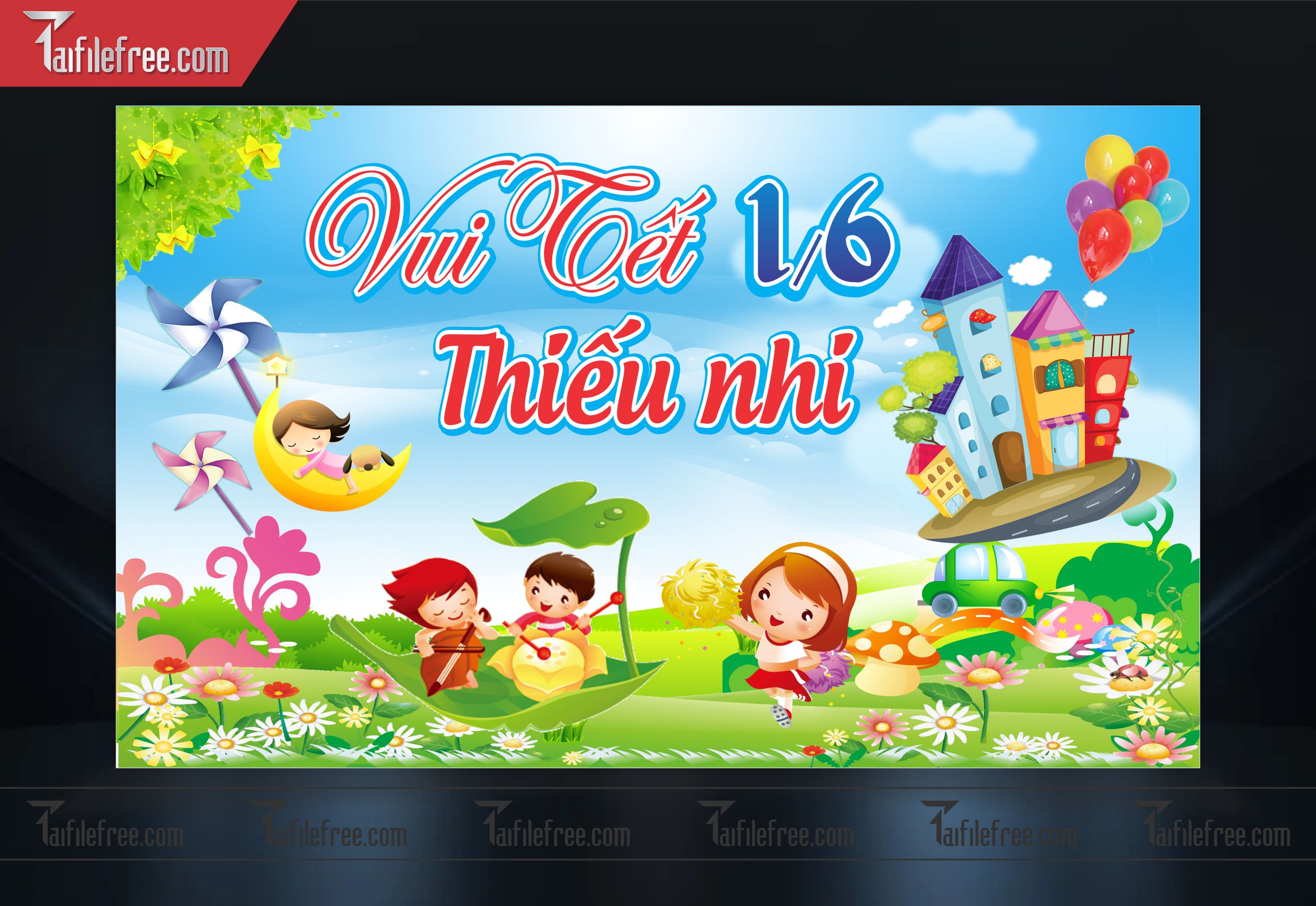 Phông Nền Vui Tết Thiếu Nhi 01/6_TNV01