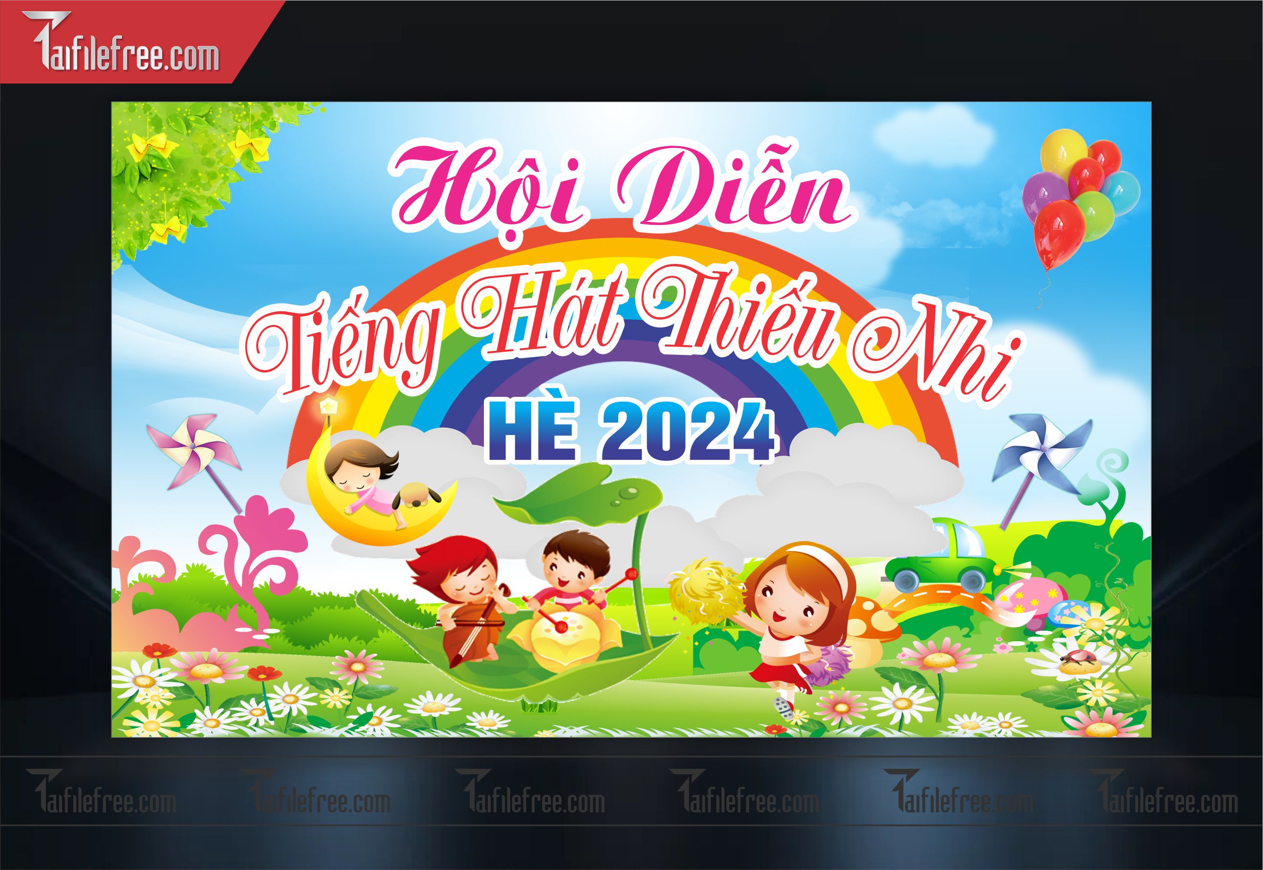 Phông Nền Vui Tết Thiếu Nhi, Hội Diễn Tiếng Hát Thiếu Nhi 01/6_TNV08