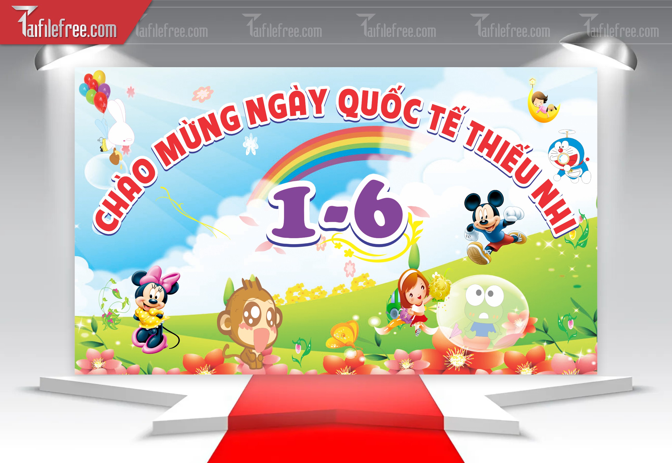 Backdrop Phông Mừng Ngày Quốc Tế Thiếu Nhi_TNV47
