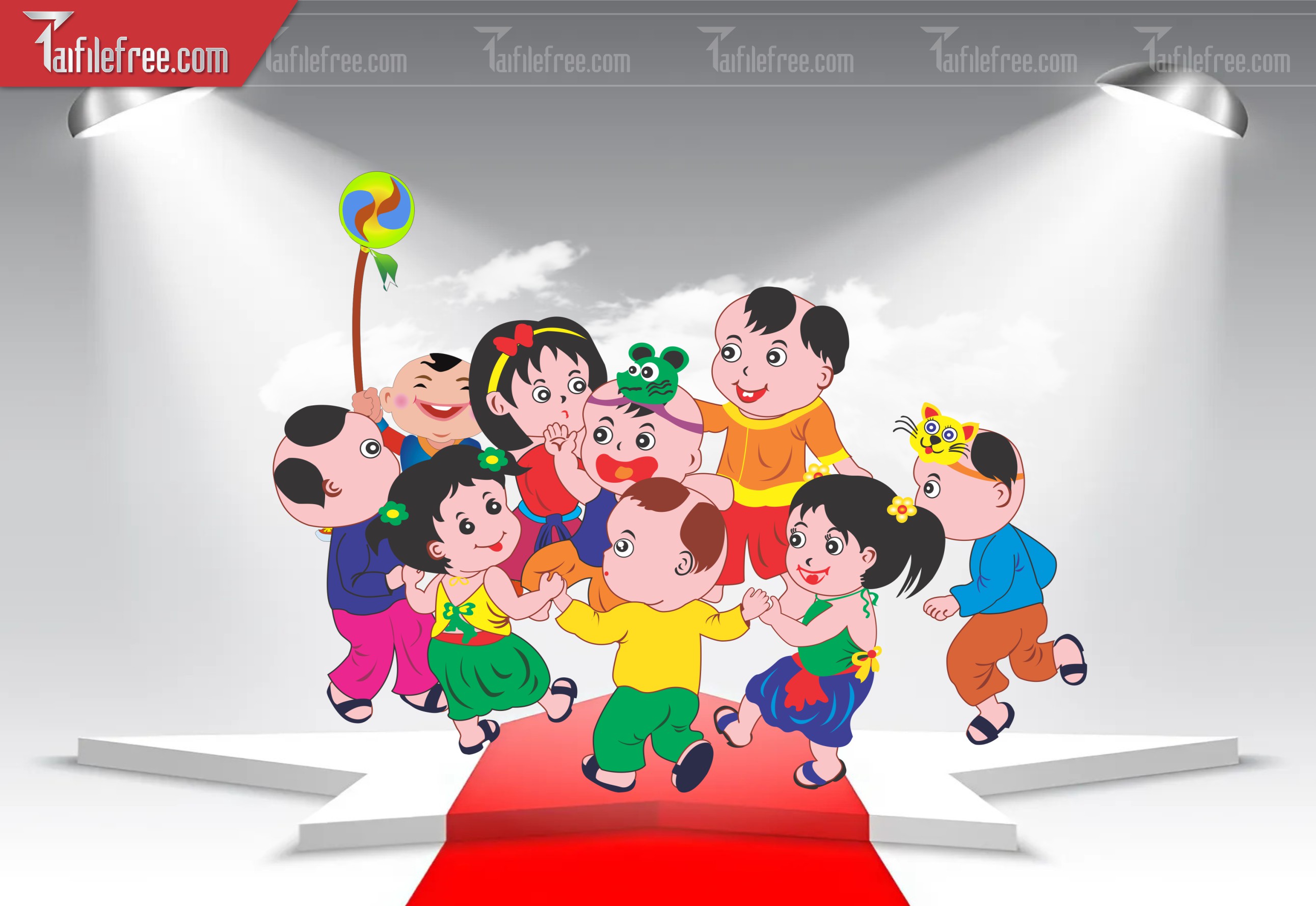 Backdrop Phông Mừng Ngày Quốc Tế Thiếu Nhi_TNV50
