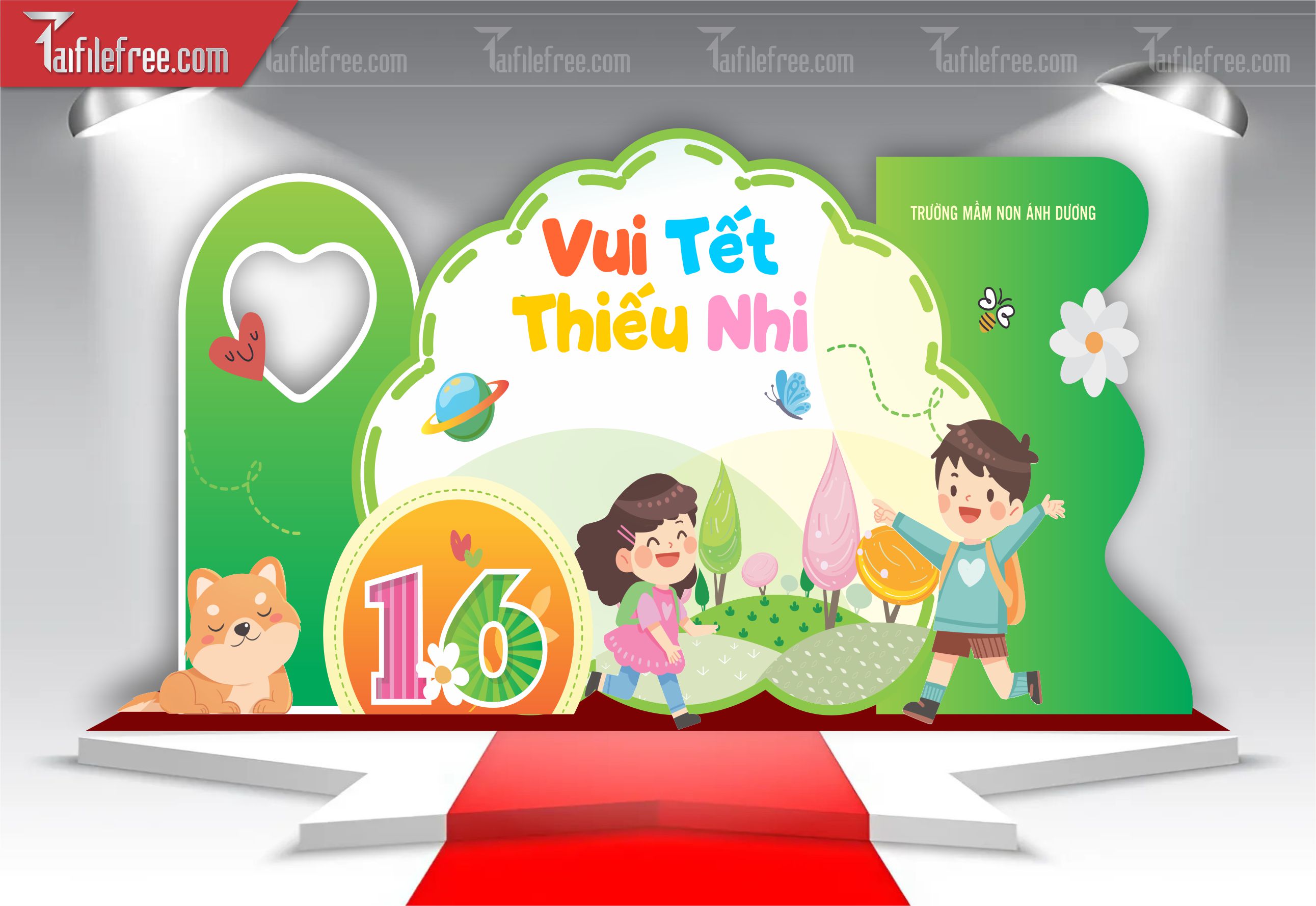 Backdrop Phông Mừng Ngày Quốc Tế Thiếu Nhi_TNV55