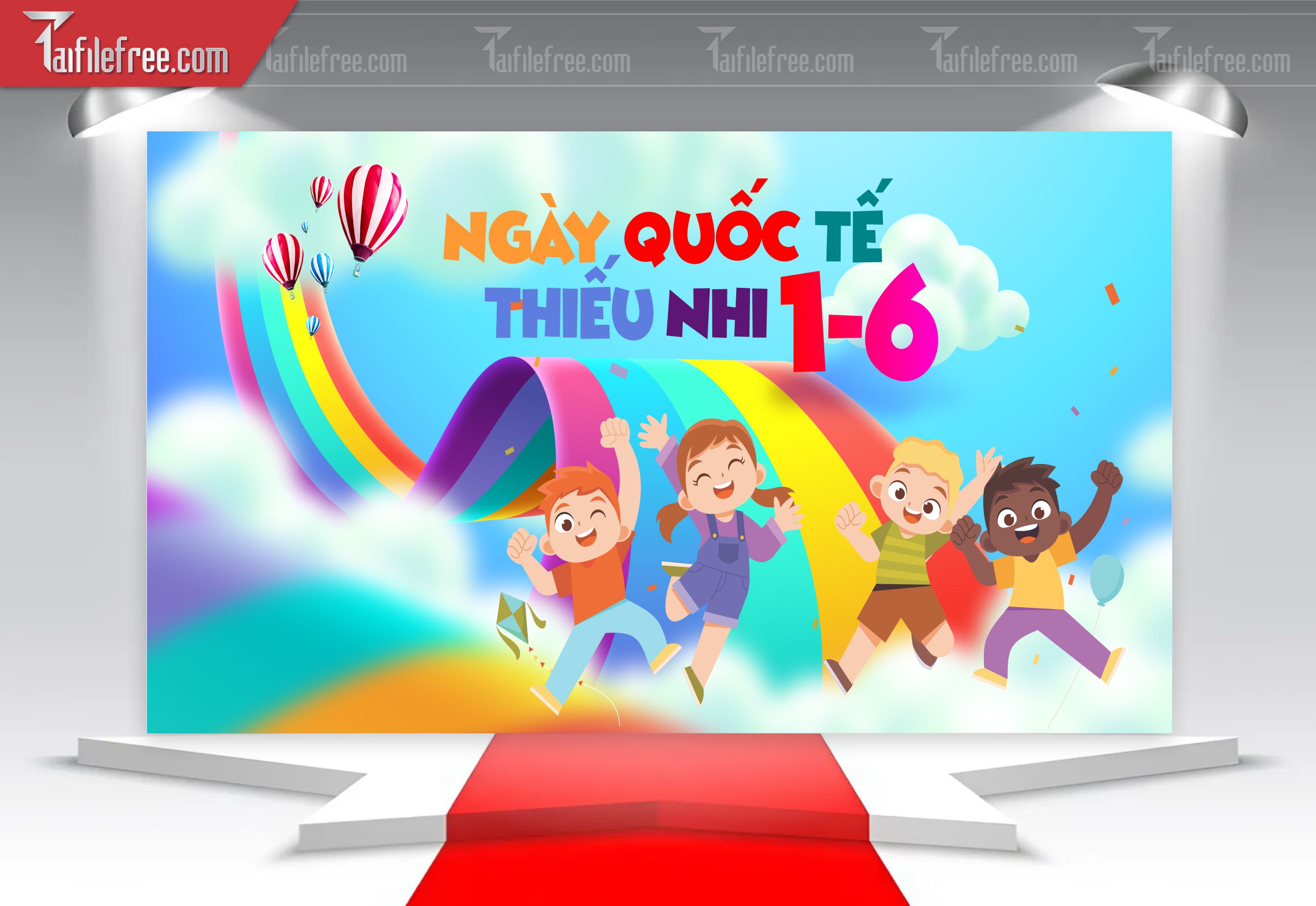 Backdrop Phông Mừng Ngày Quốc Tế Thiếu Nhi_TNV56