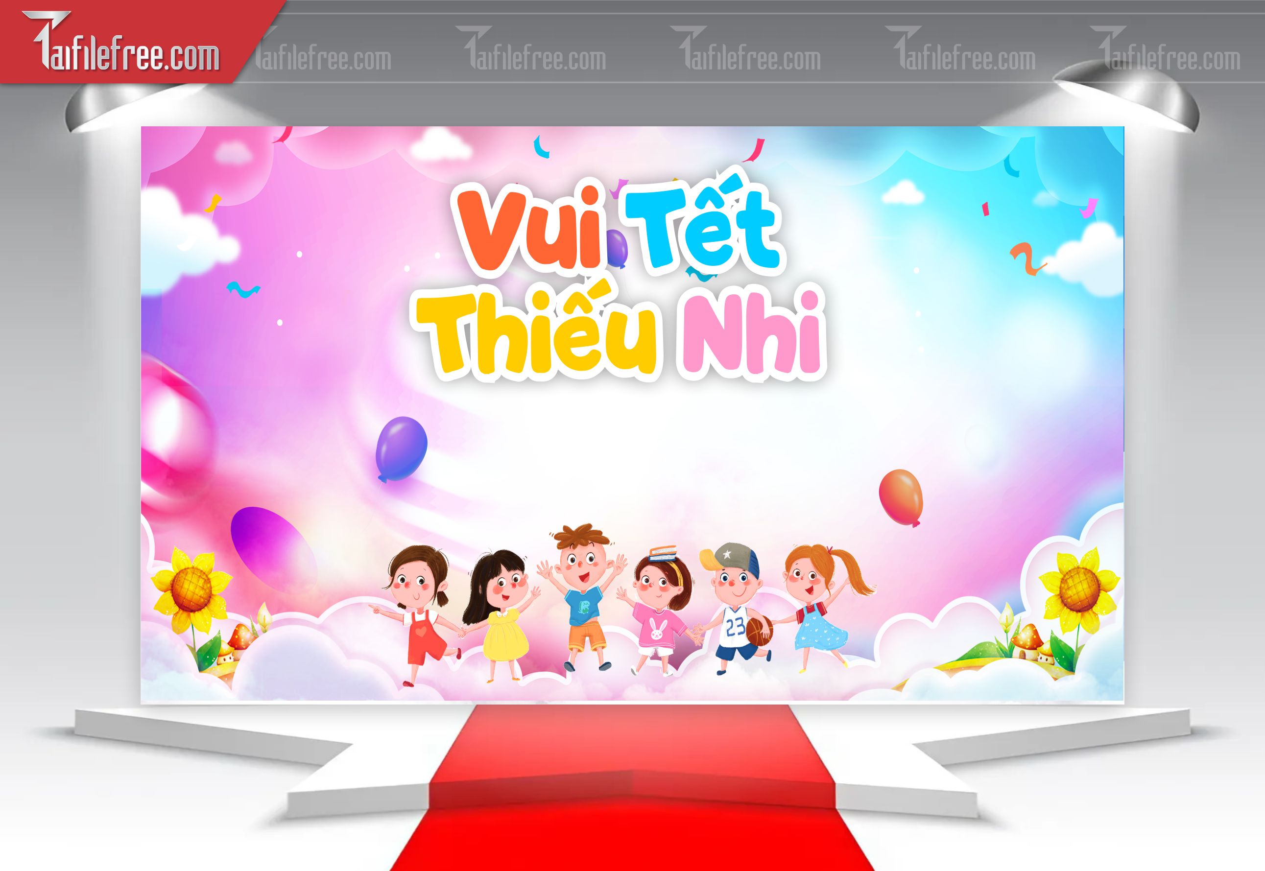 Backdrop Phông Mừng Ngày Quốc Tế Thiếu Nhi_TNV58