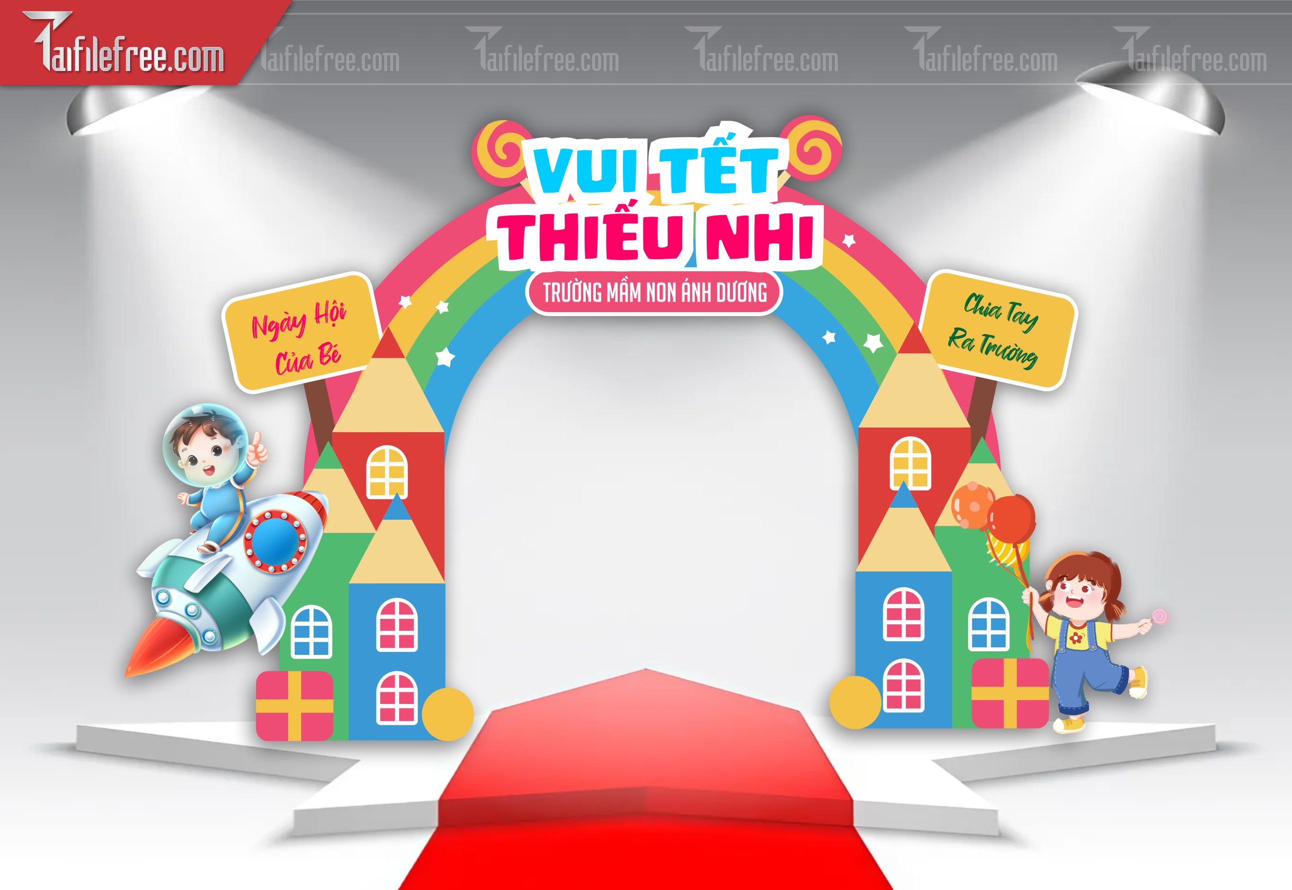 Backdrop Phông Mừng Ngày Quốc Tế Thiếu Nhi_TNV61
