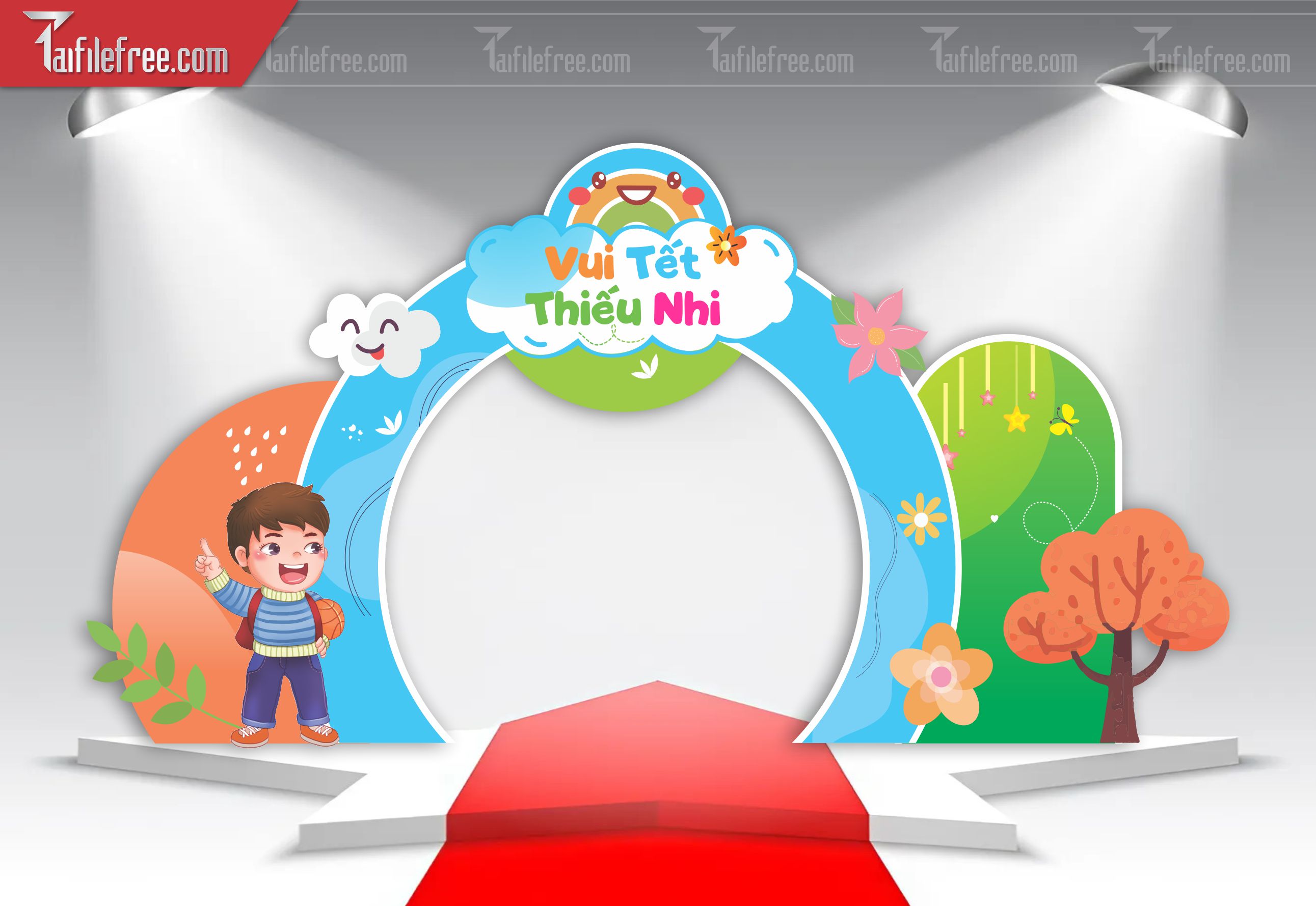 Backdrop Phông Mừng Ngày Quốc Tế Thiếu Nhi_TNV69