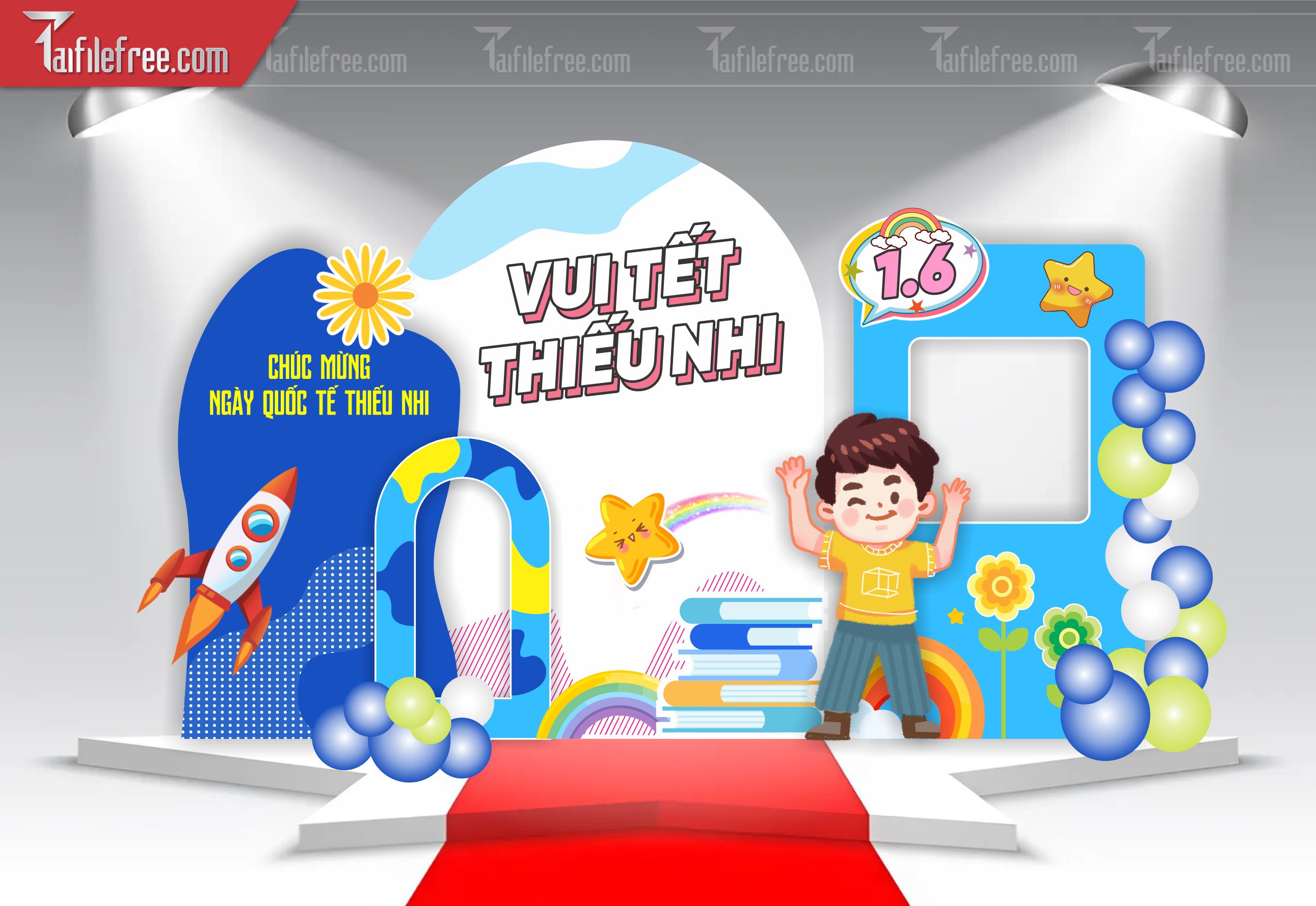 Backdrop Phông Mừng Ngày Quốc Tế Thiếu Nhi_TNV71