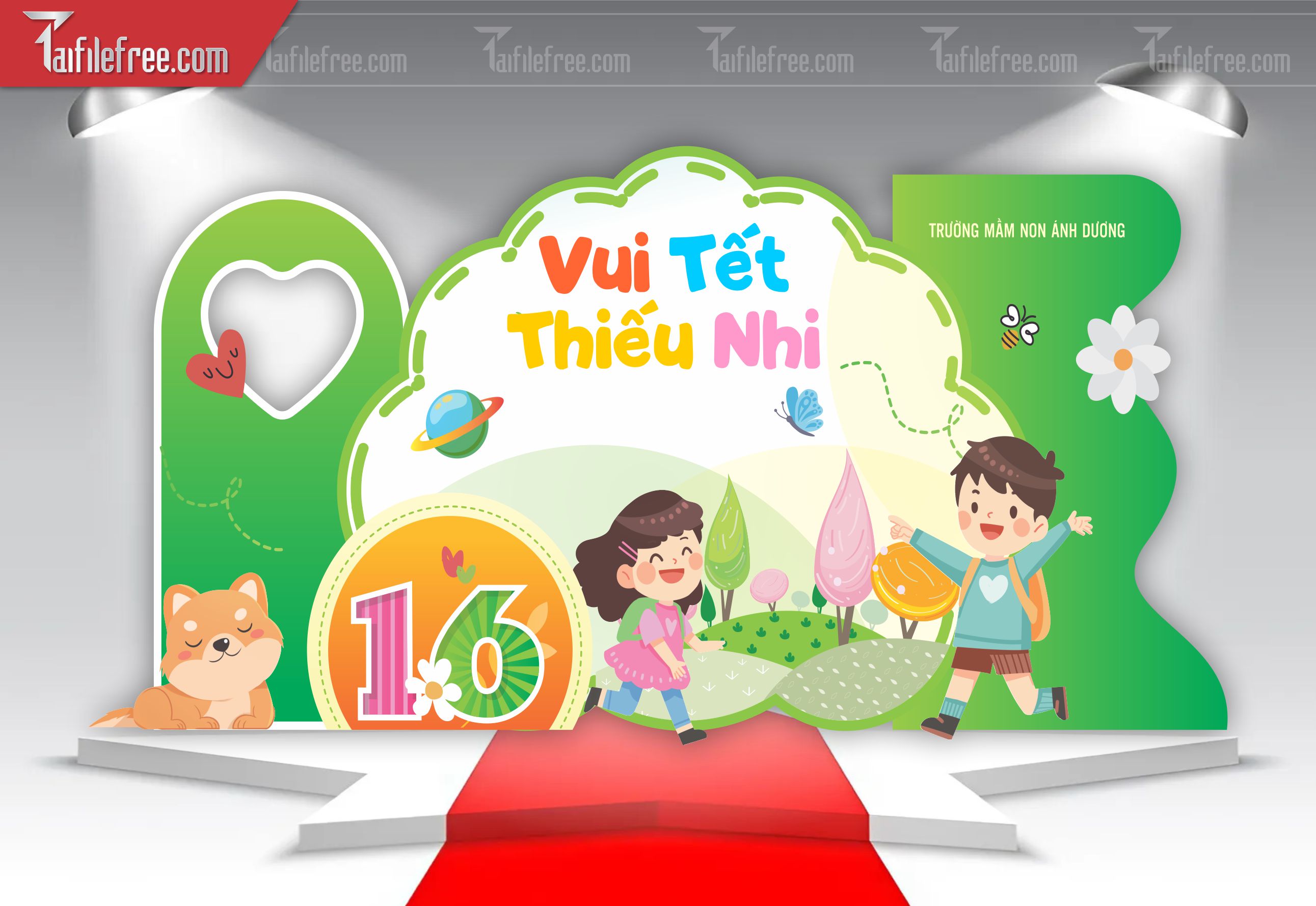 Backdrop Phông Mừng Ngày Quốc Tế Thiếu Nhi_TNV83