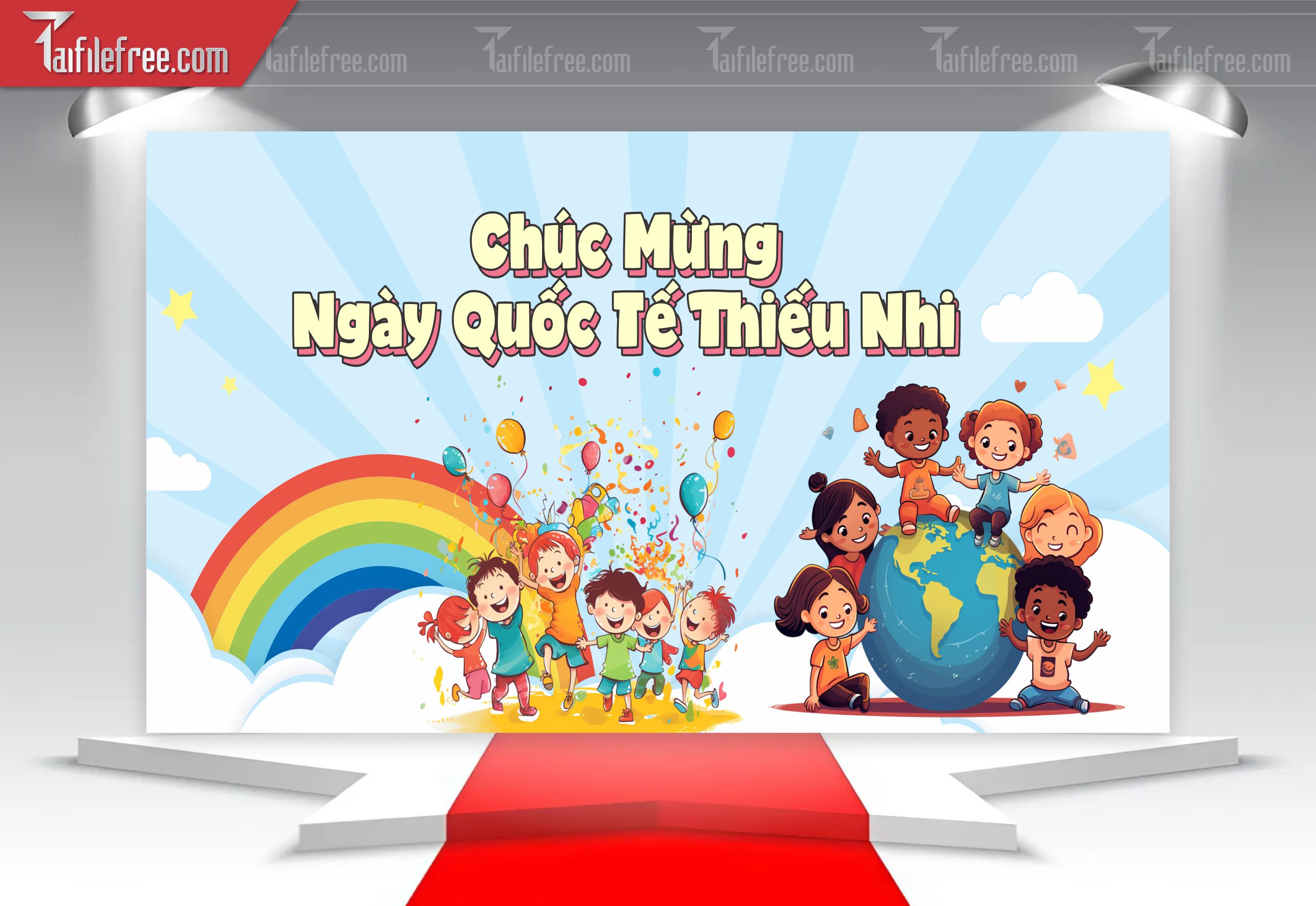 Backdrop Phông Mừng Ngày Quốc Tế Thiếu Nhi_TNV86