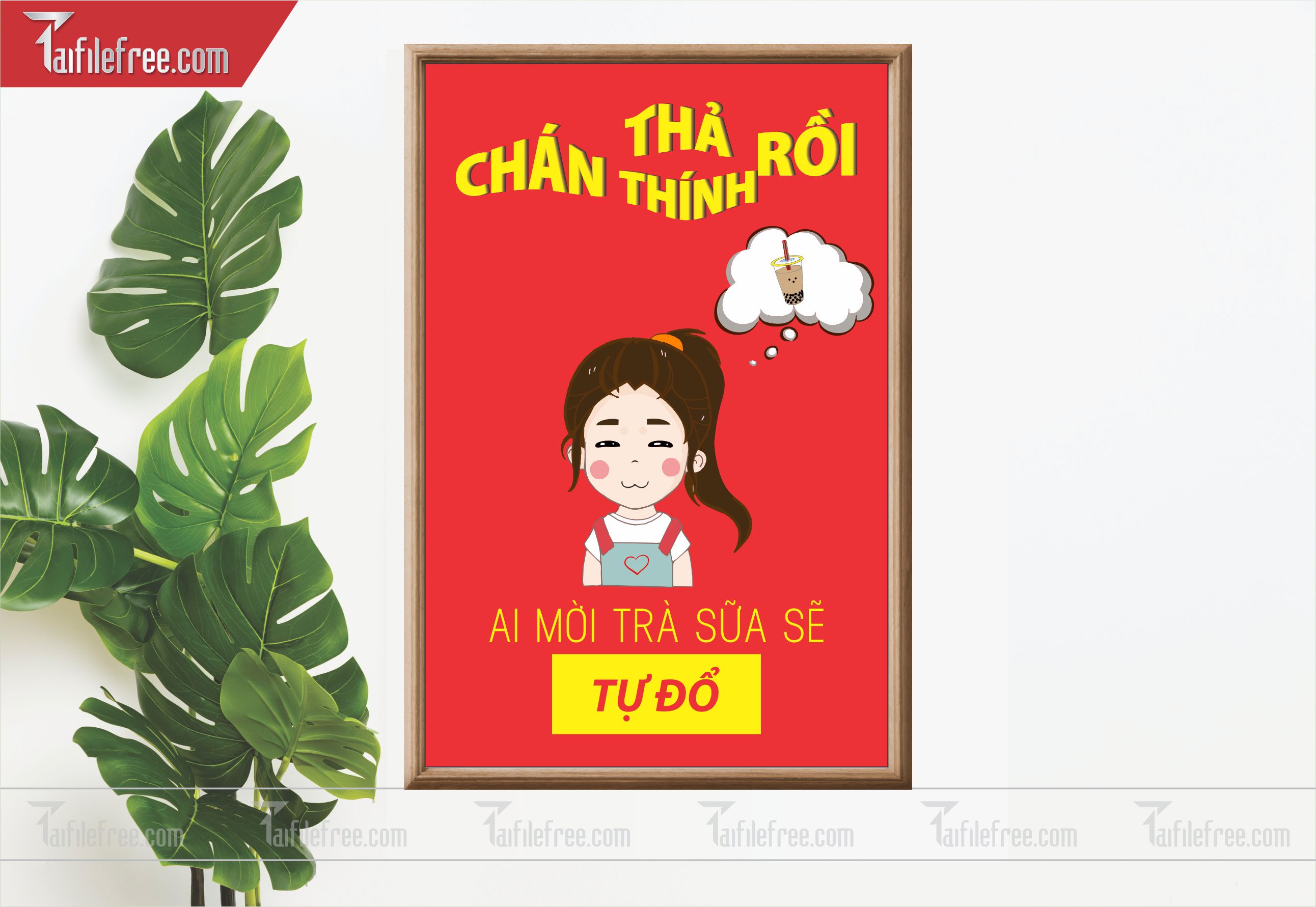 File Thiết Kế Tranh Dán Tường Quán Caffe-Trà Sữa_TP10