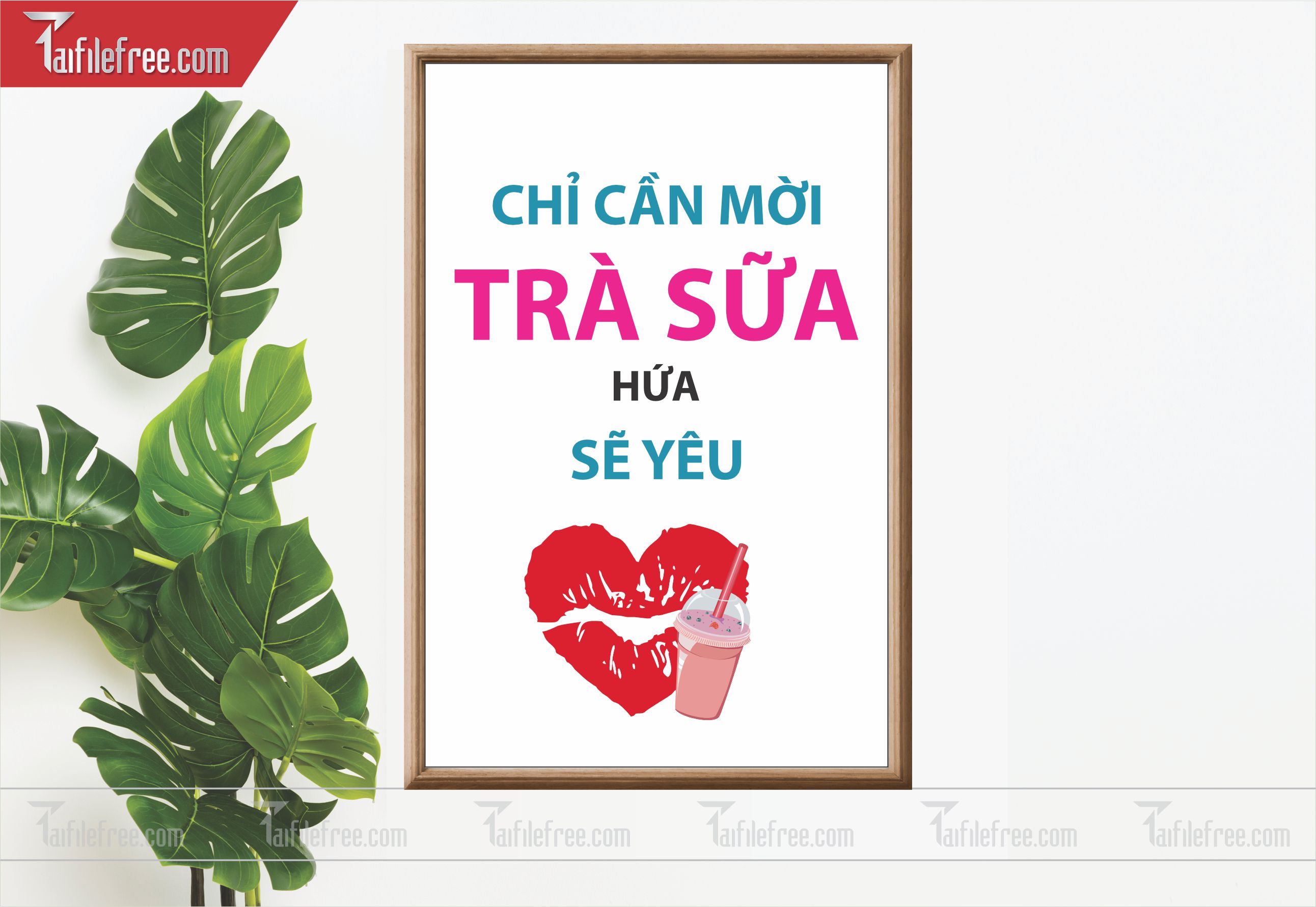 File Thiết Kế Tranh Dán Tường Quán Caffe-Trà Sữa_TP13
