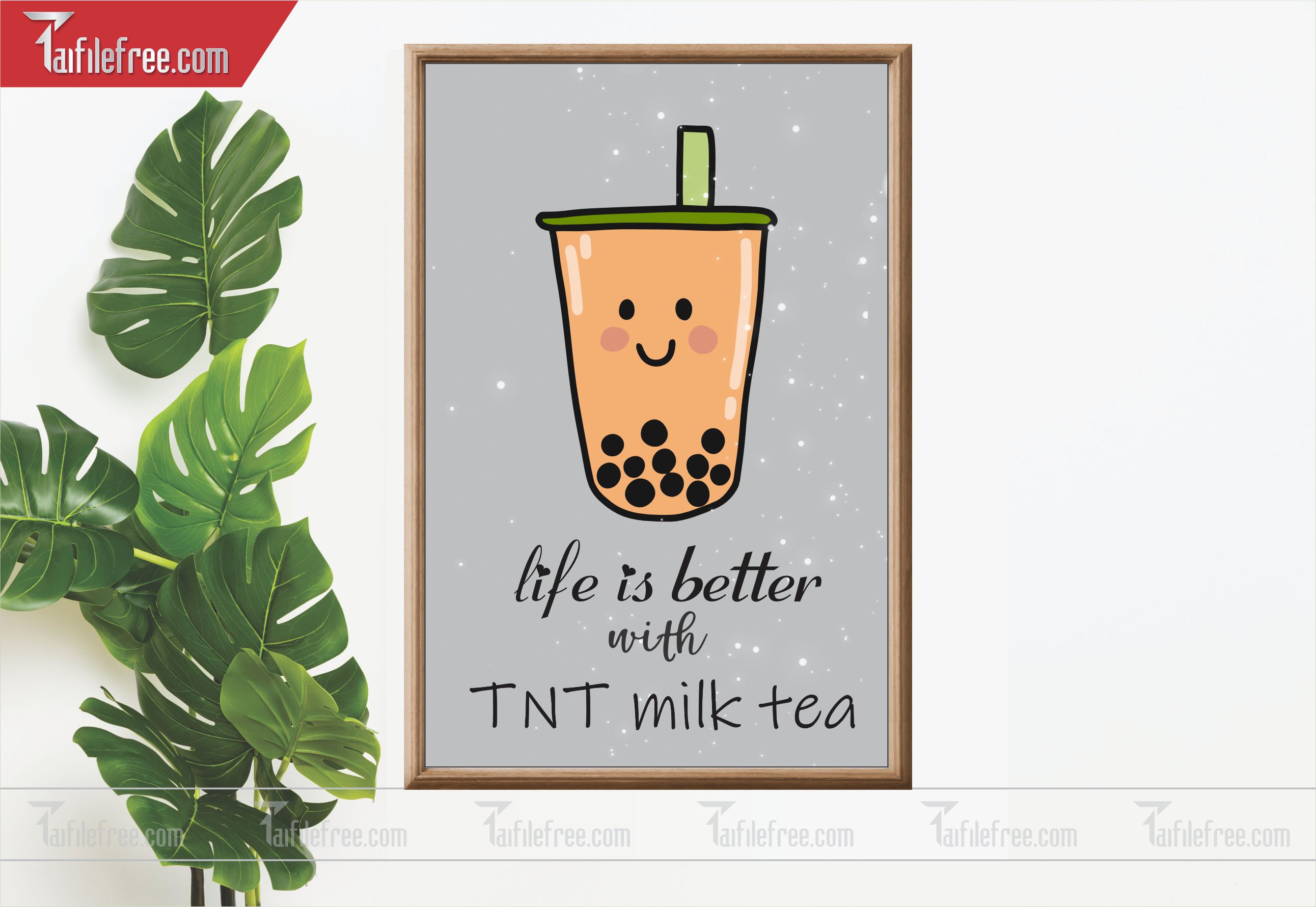 File Thiết Kế Tranh Dán Tường Quán Caffe-Trà Sữa_TP15