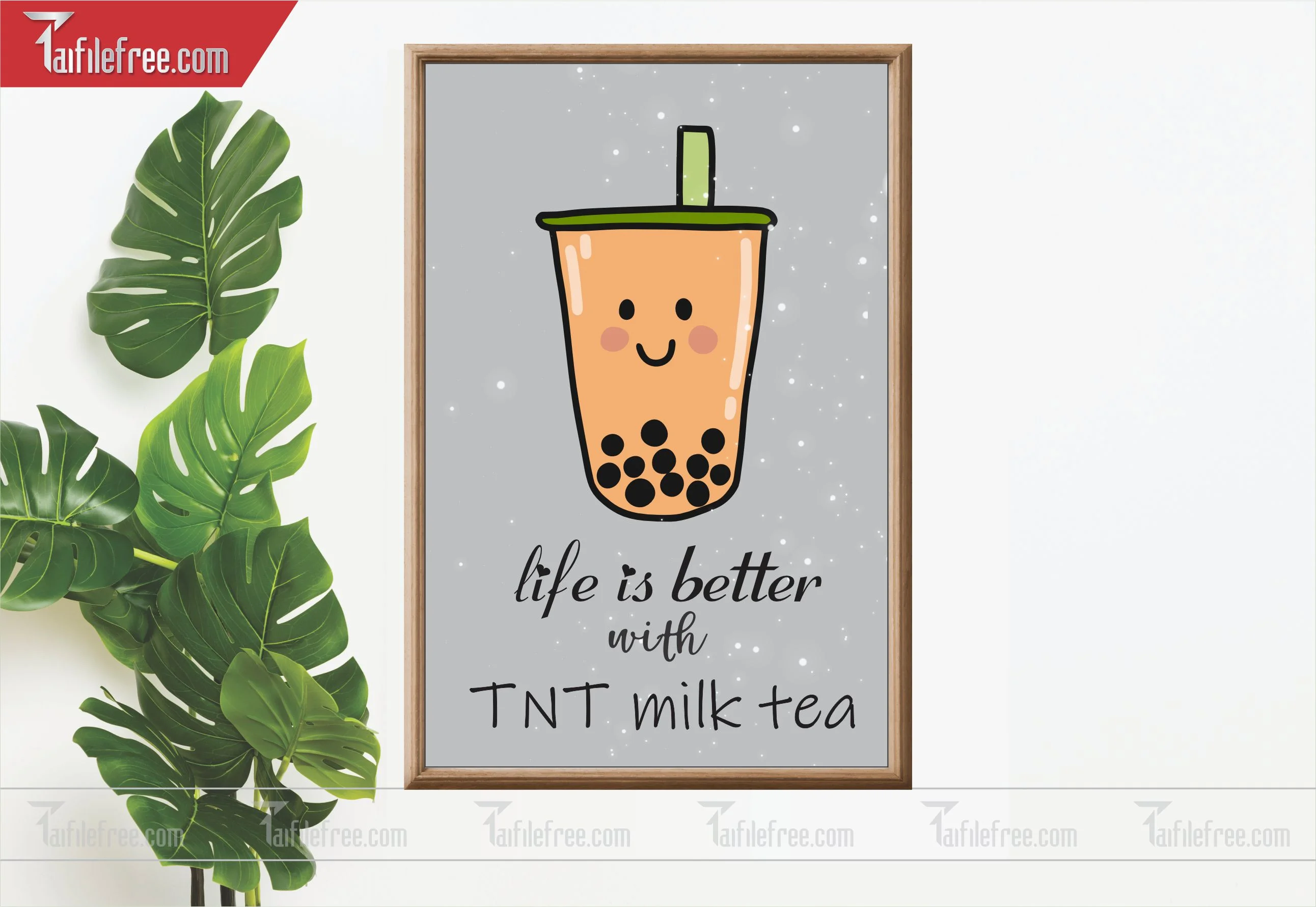 File Thiết Kế Tranh Dán Tường Quán Caffe-Trà Sữa_TP15