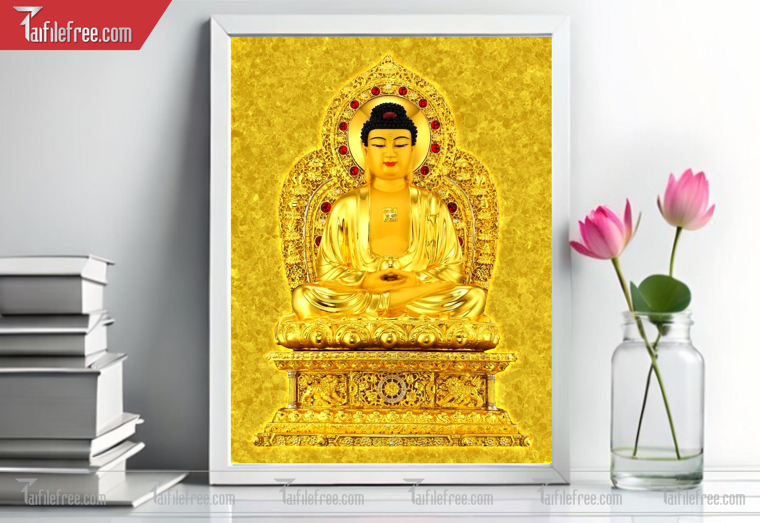 Tranh 3D Phật Giáo Đẹp_TQ07