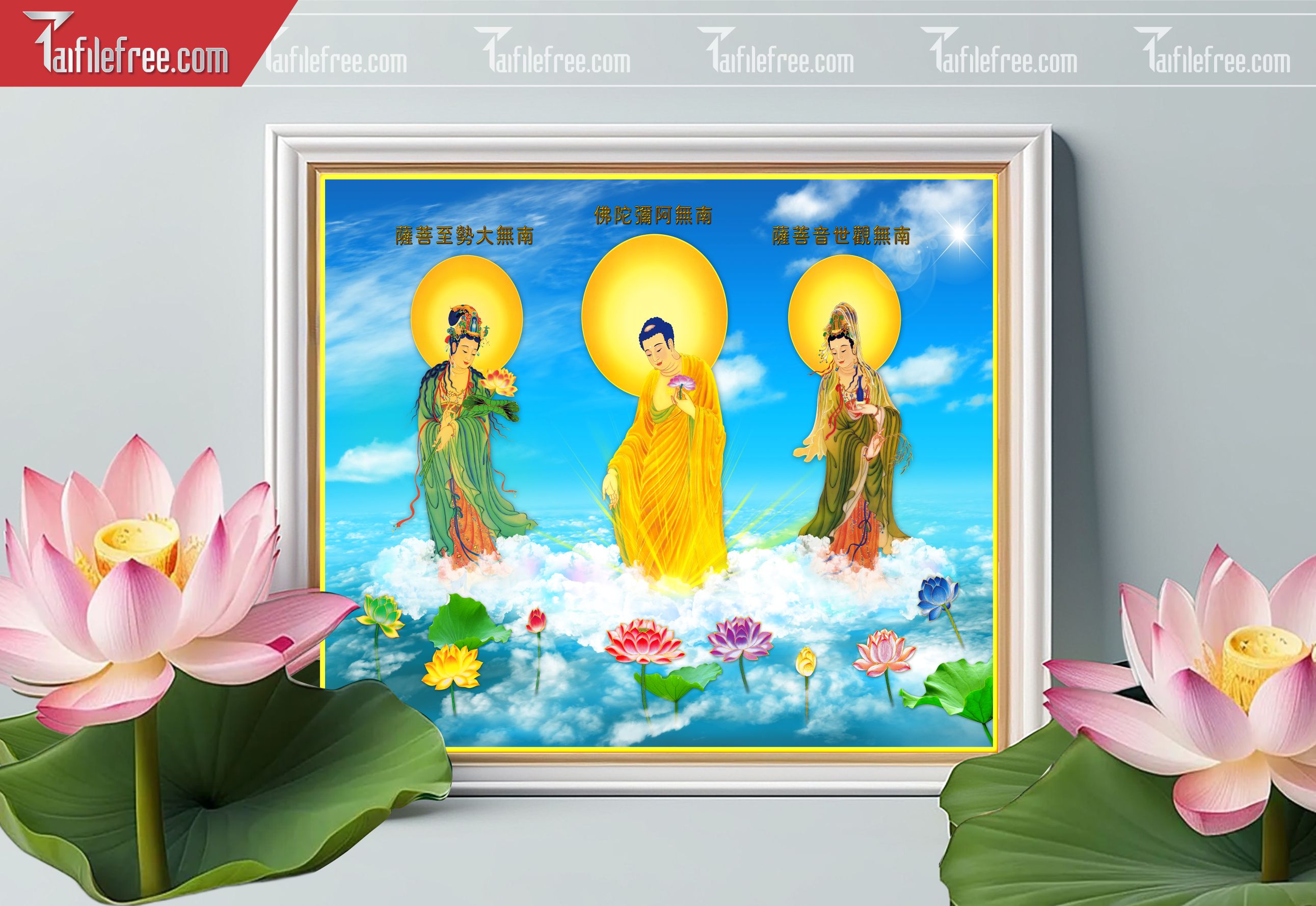 Tranh 3D Phật Giáo Đẹp_TQ08