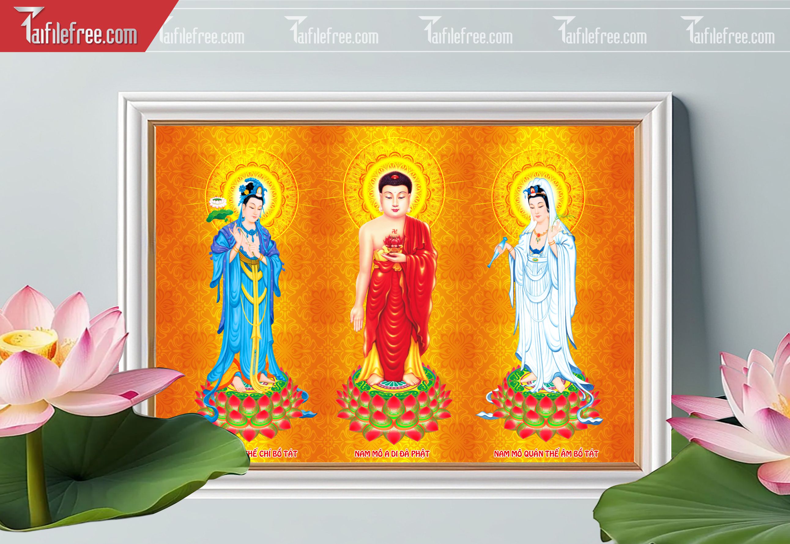Tranh 3D Phật Giáo Đẹp_TQ09