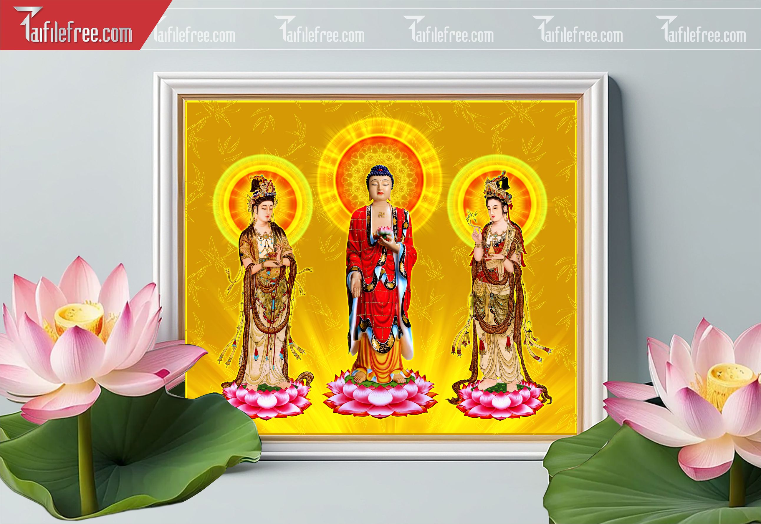 Tranh 3D Phật Giáo Đẹp_TQ13