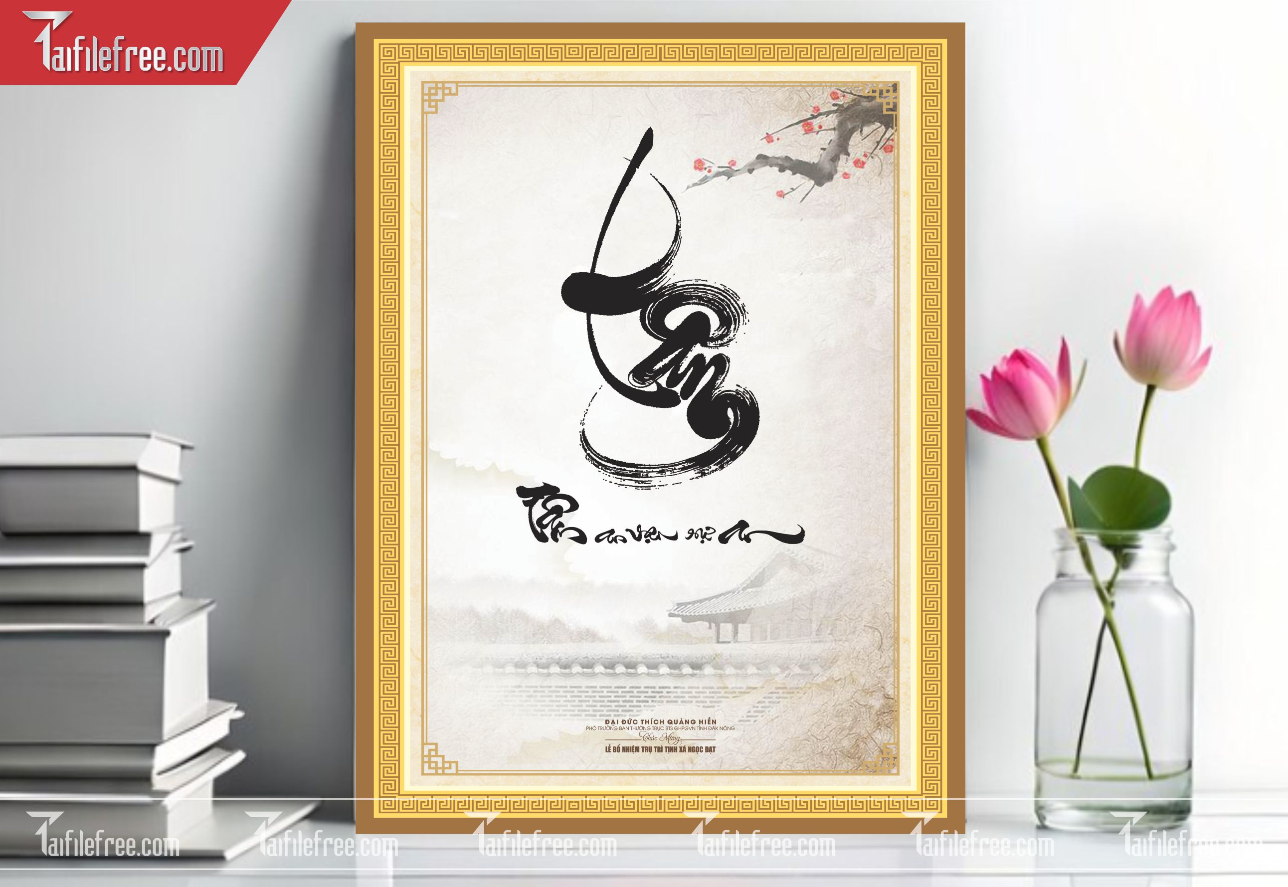 Tranh 3D Phật Giáo Đẹp_TQ17