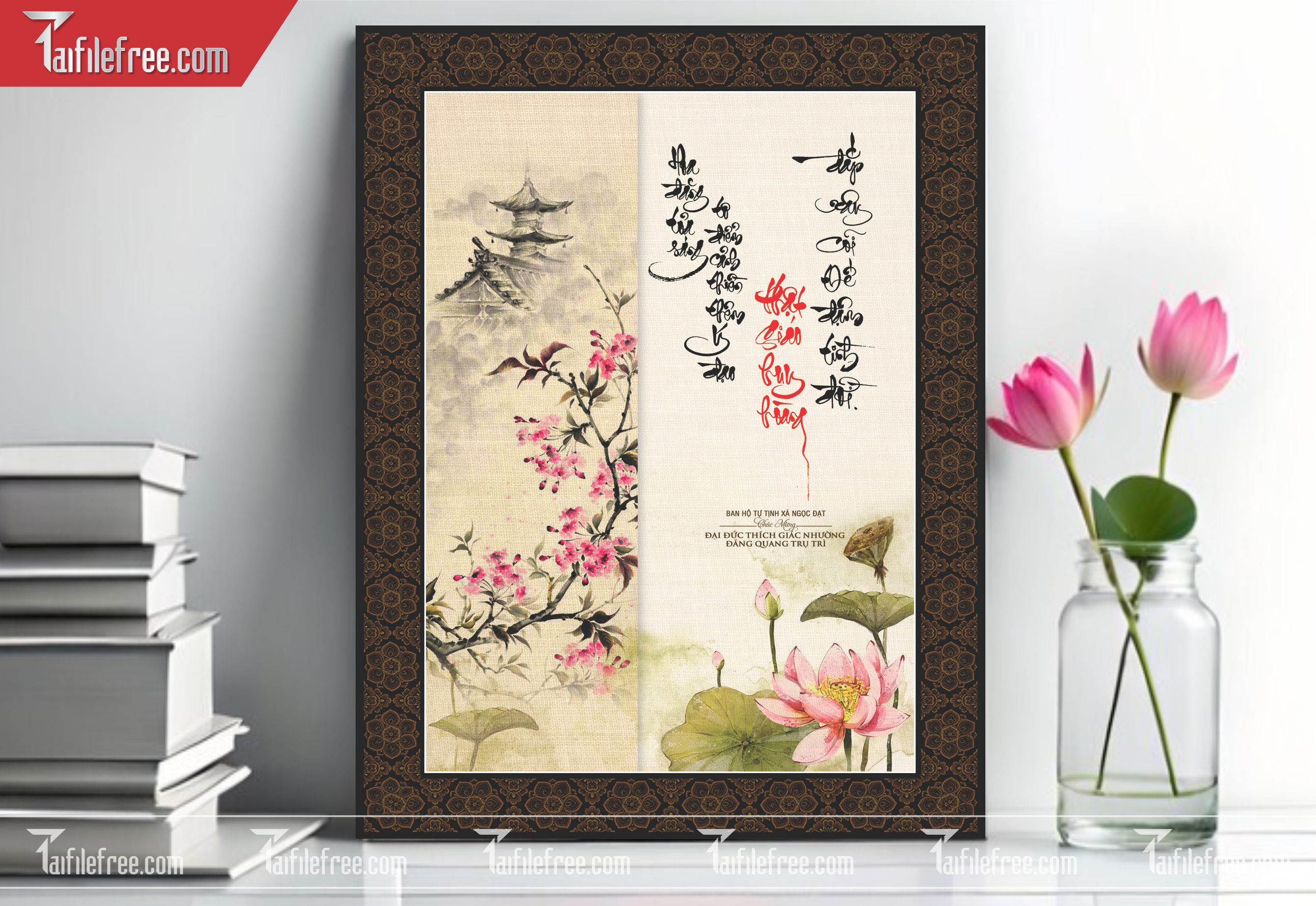 Tranh 3D Phật Giáo Đẹp_TQ18