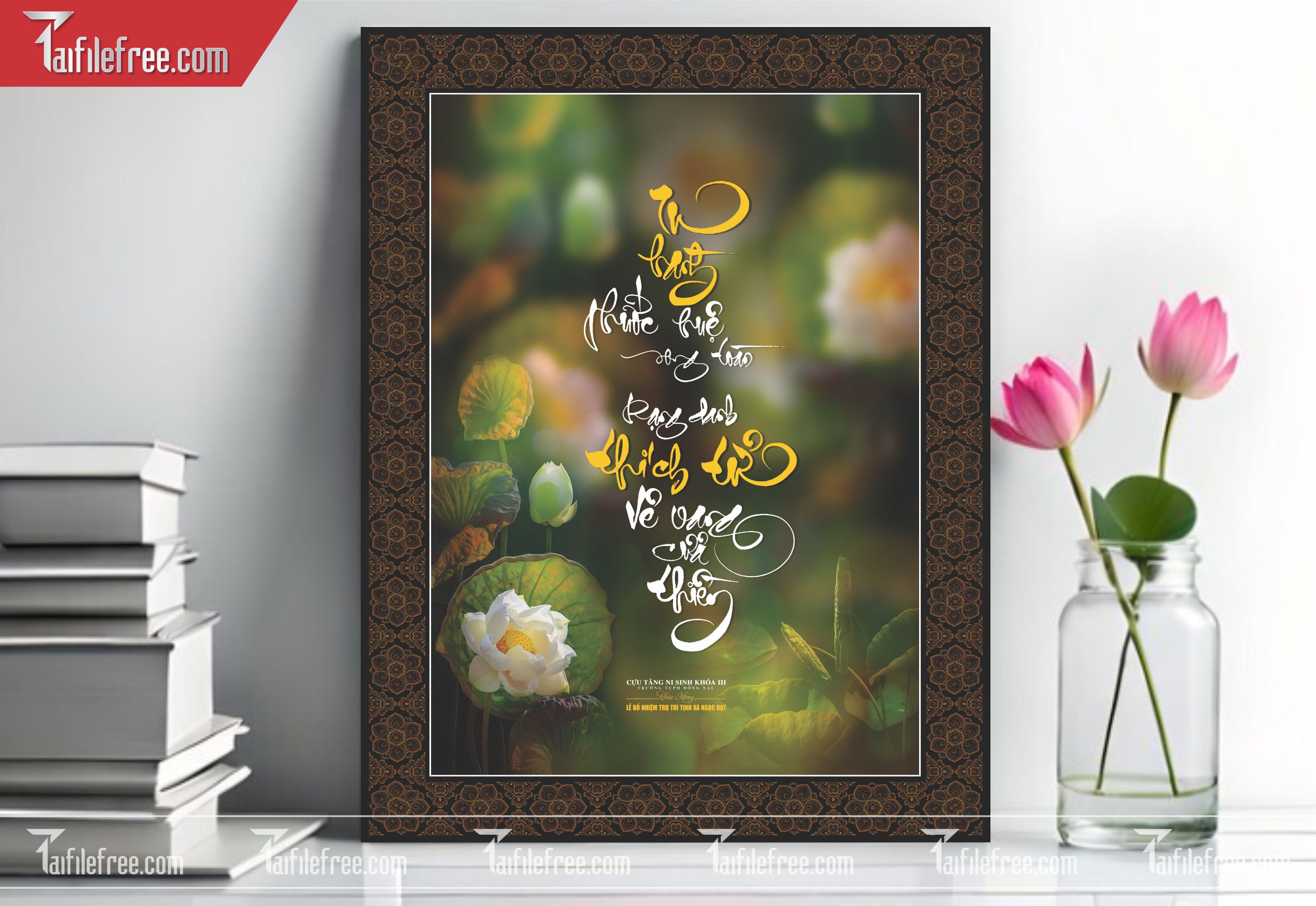 Tranh 3D Phật Giáo Đẹp_TQ19
